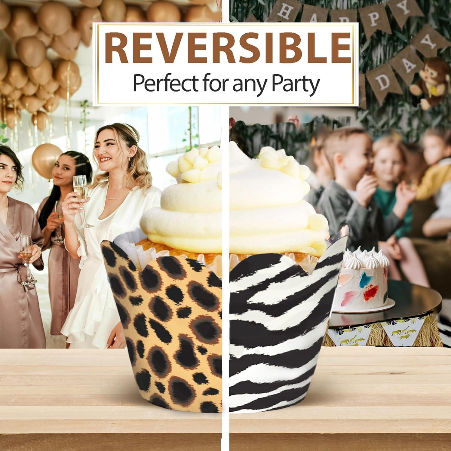 Fundas para Cupcake Confetti Couture 24 Piezas Safari