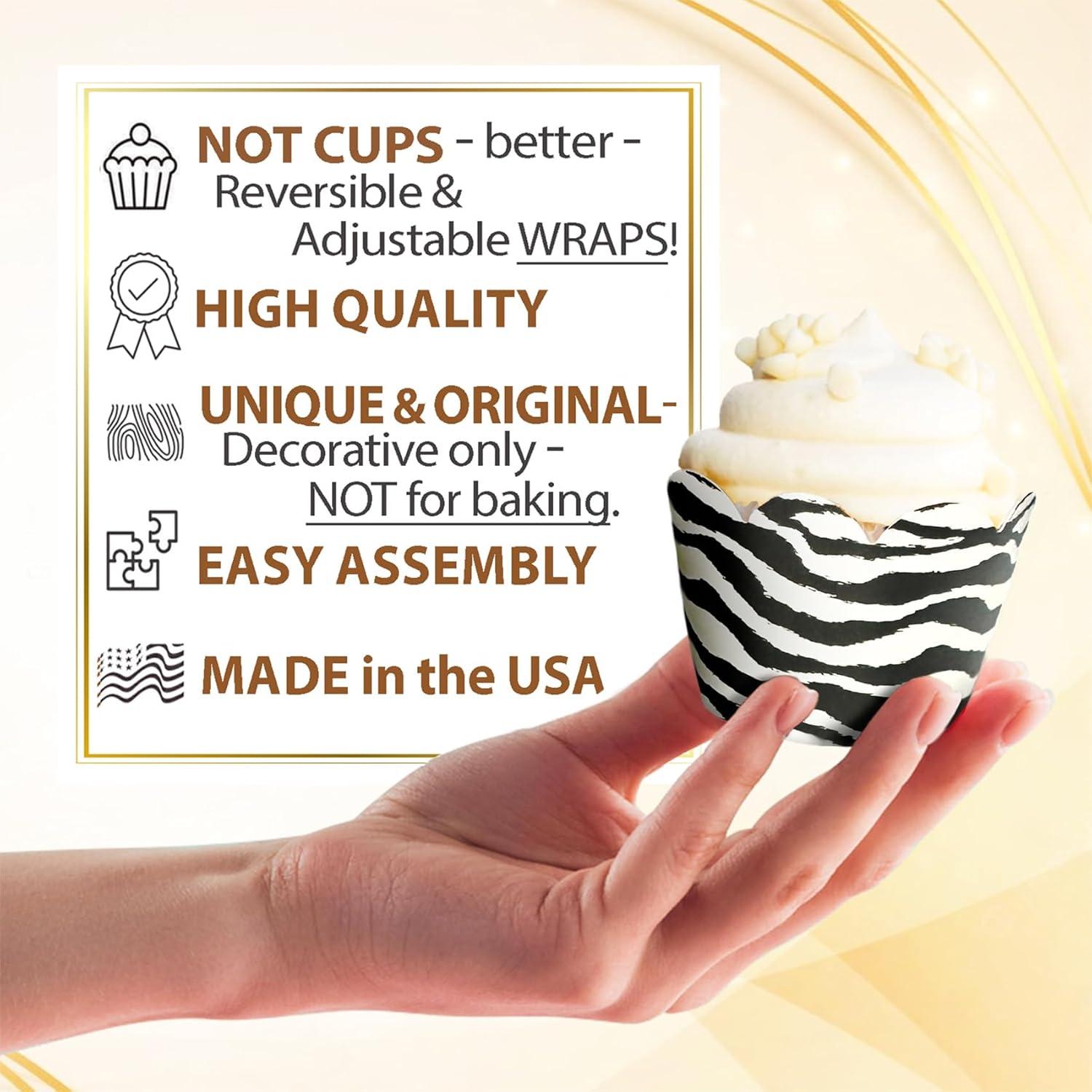 Fundas para Cupcake Confetti Couture 24 Piezas Safari