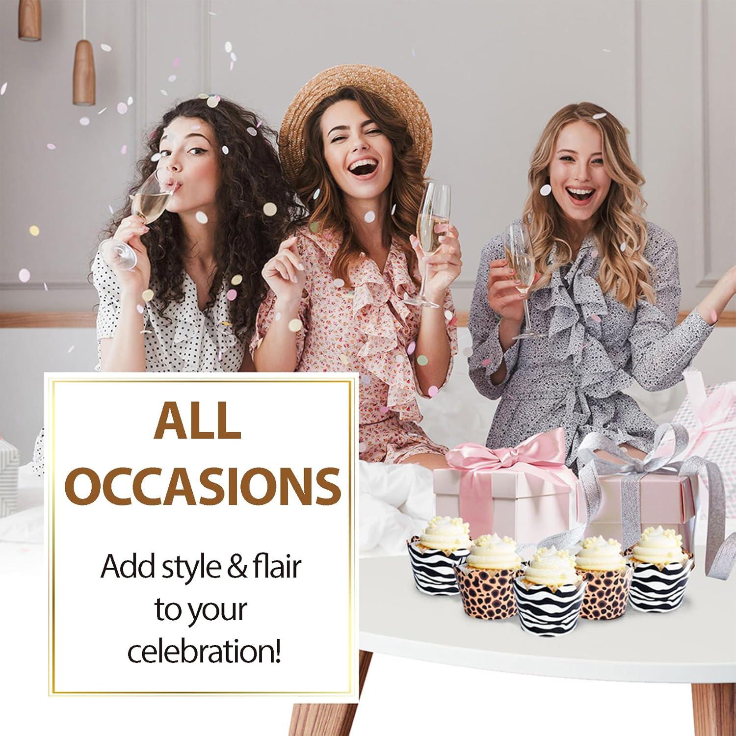 Fundas para Cupcake Confetti Couture 24 Piezas Safari