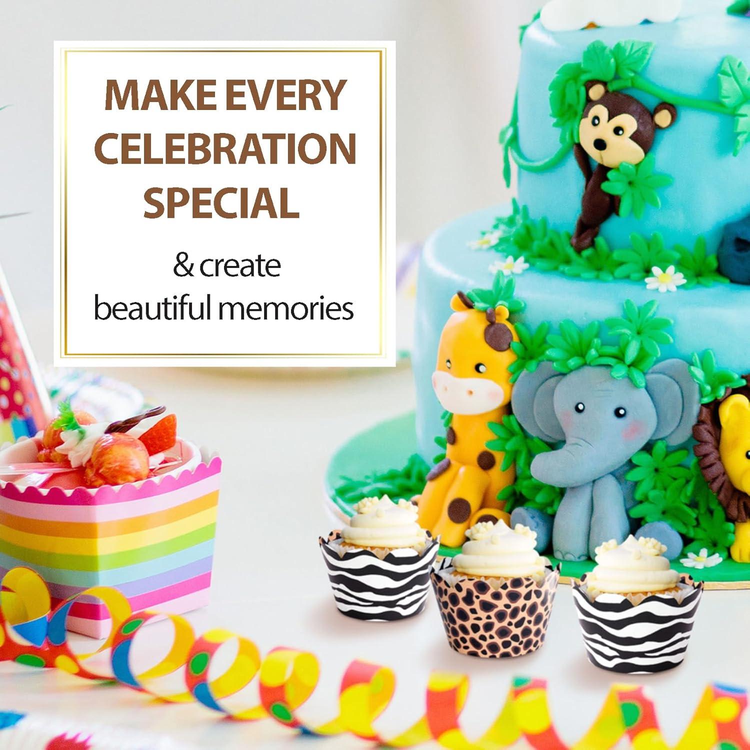 Fundas para Cupcake Confetti Couture 24 Piezas Safari