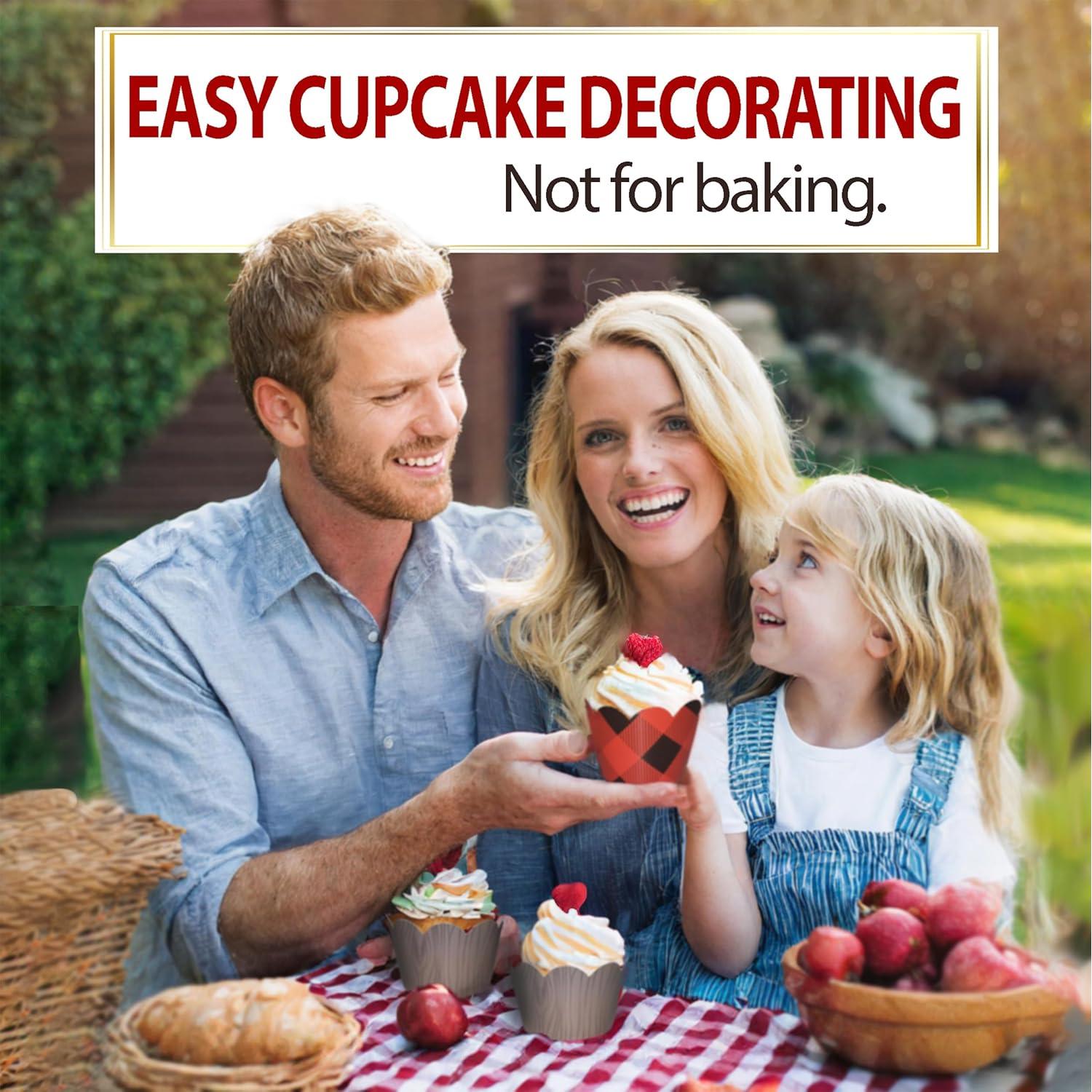 Fundas para Cupcakes Confetti Couture 24 Pzas Reversibles