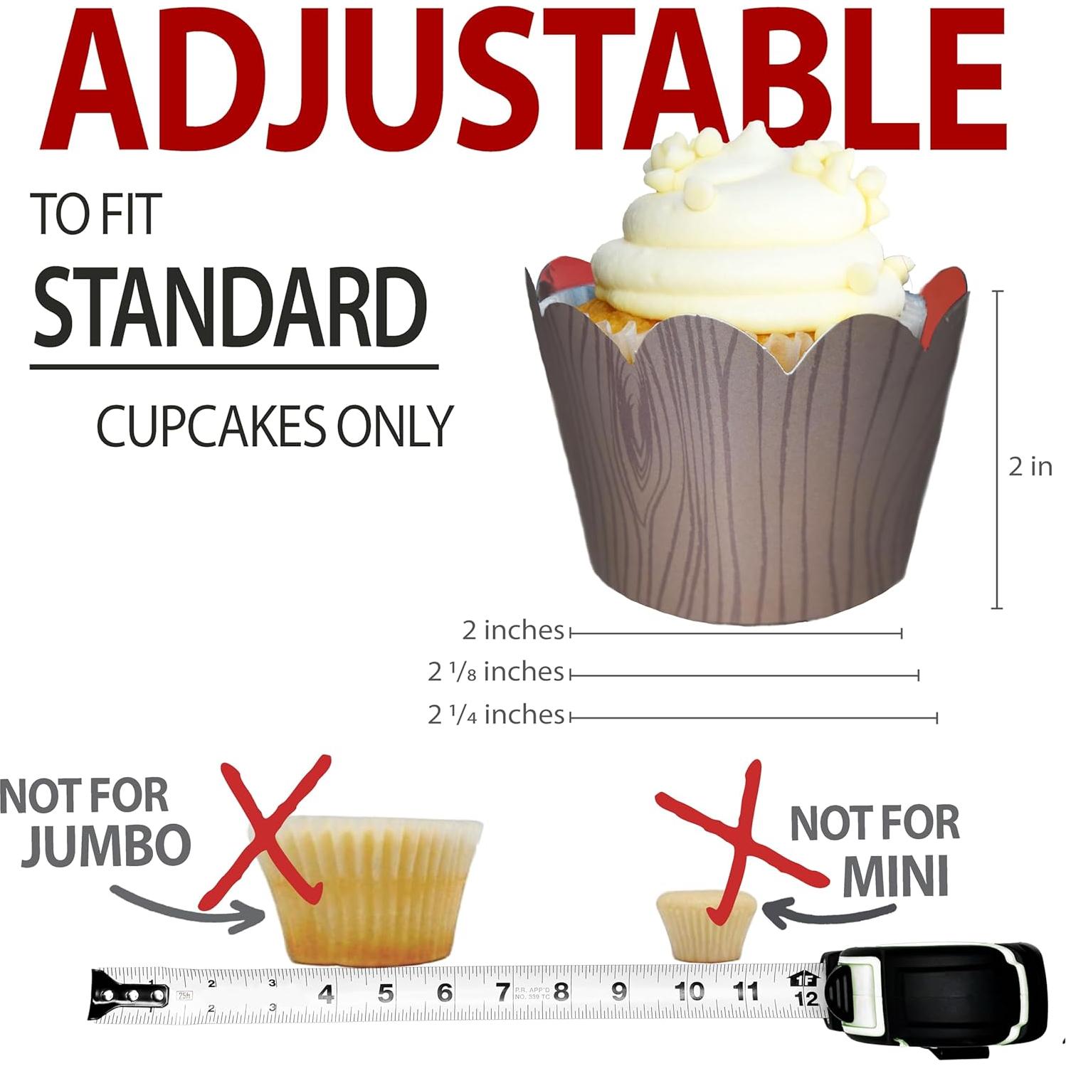 Fundas para Cupcakes Confetti Couture 24 Pzas Reversibles