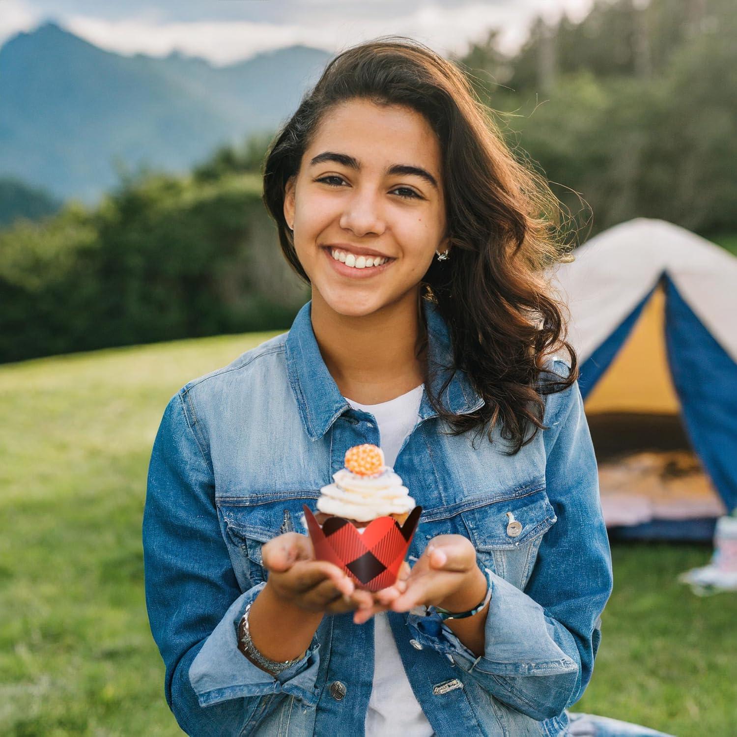 Fundas para Cupcakes Confetti Couture 24 Pzas Reversibles