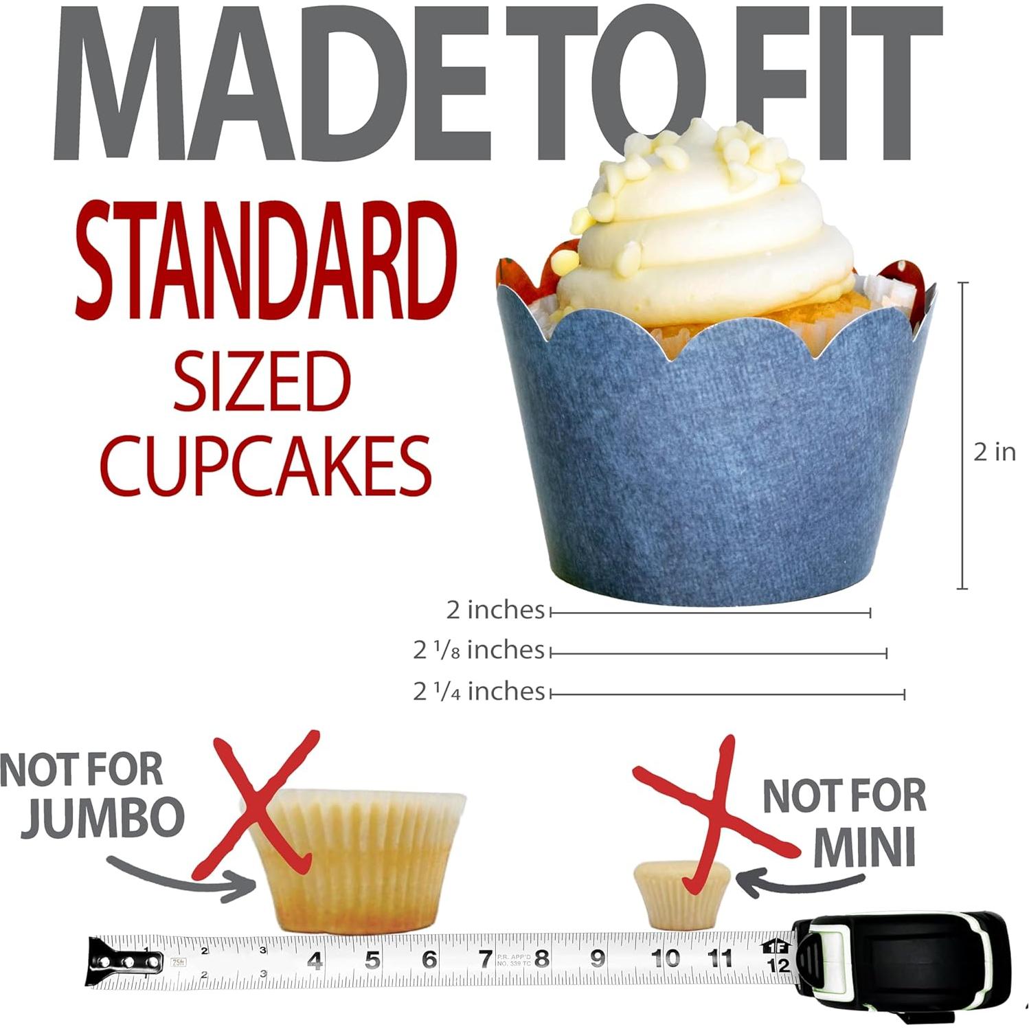 Fundas para Cupcake Confetti Couture 24 Pzas Reversibles