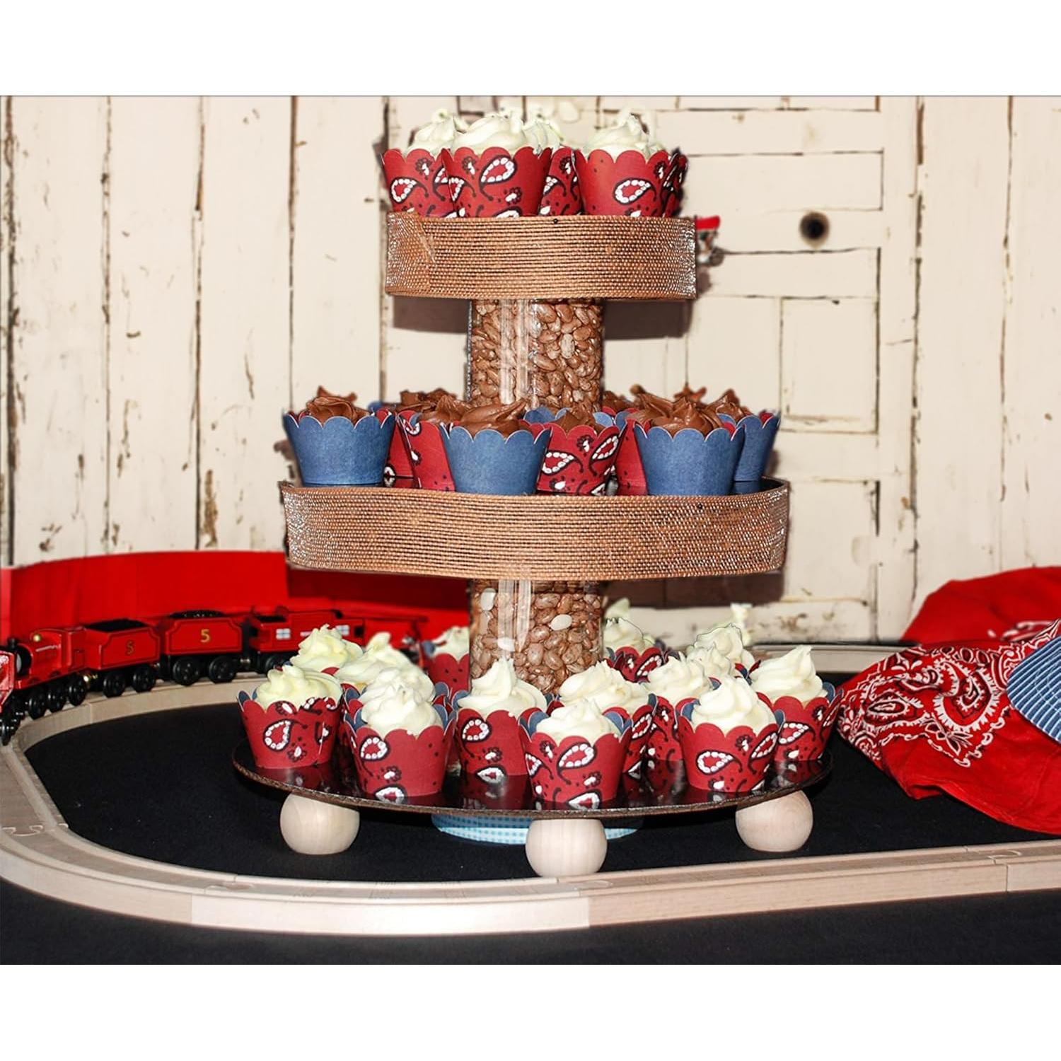 Fundas para Cupcake Confetti Couture 24 Pzas Reversibles