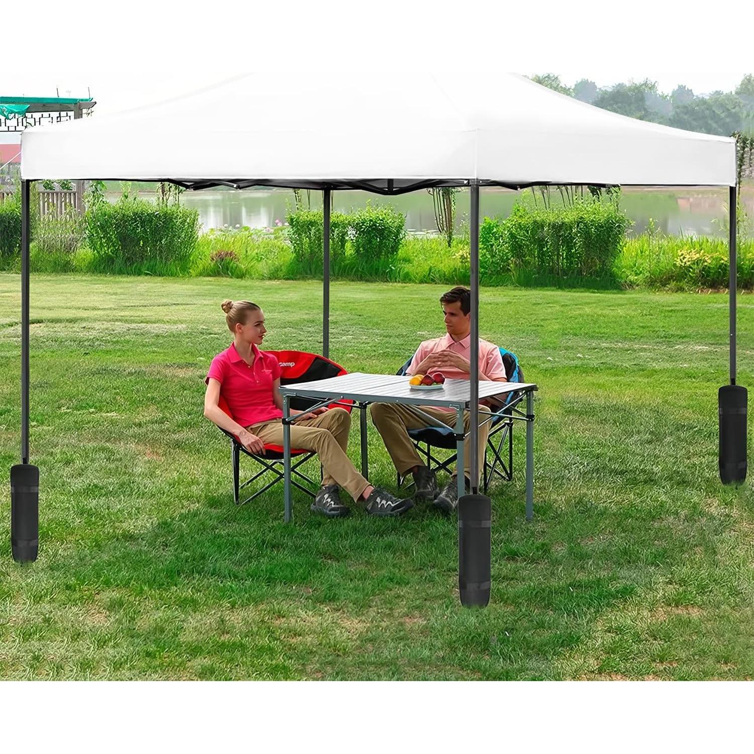 Carpa Pop Up Ruesleag 3x3m Blanca Impermeable para Eventos