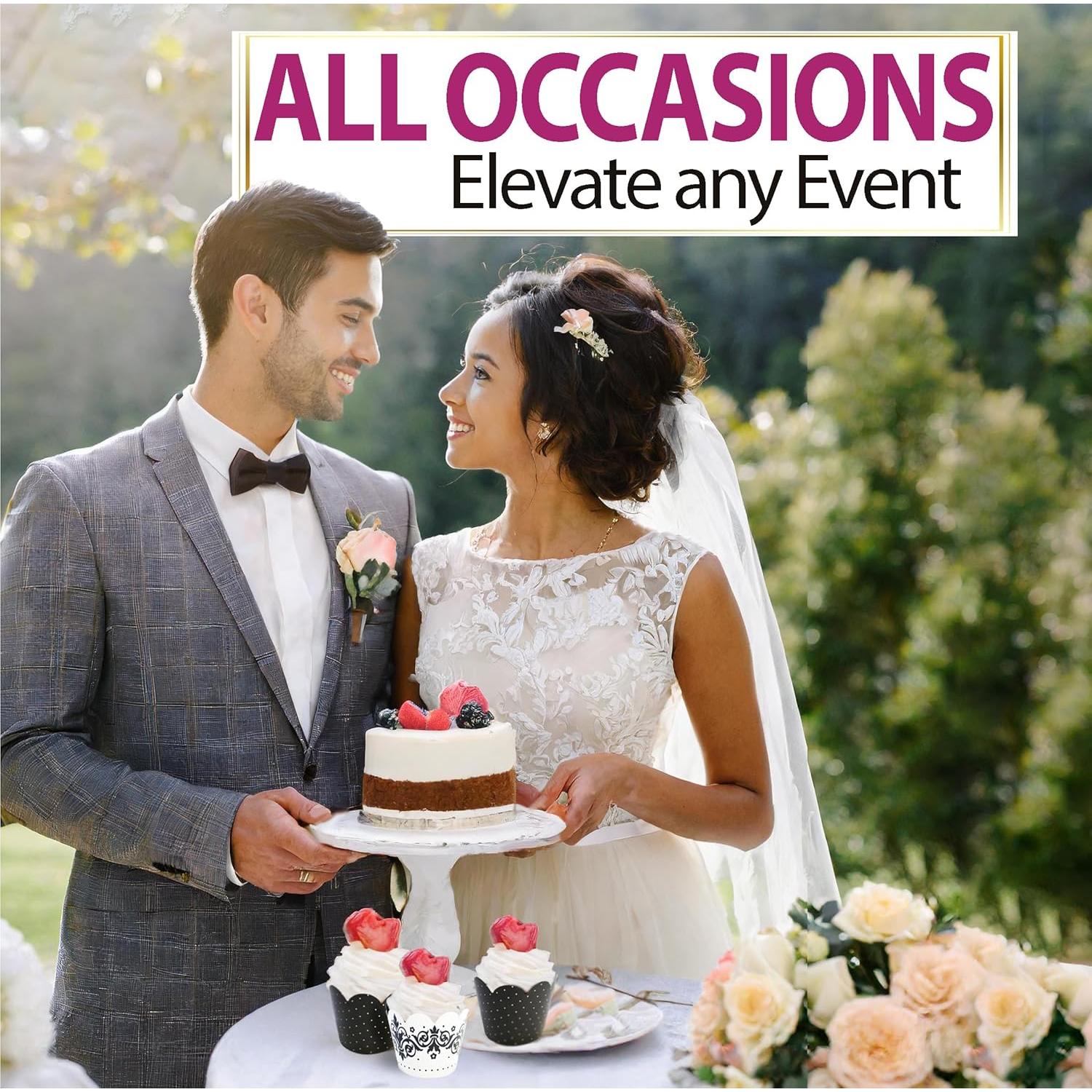 Fundas para Cupcake Confetti Couture 24 Pzs Reversibles