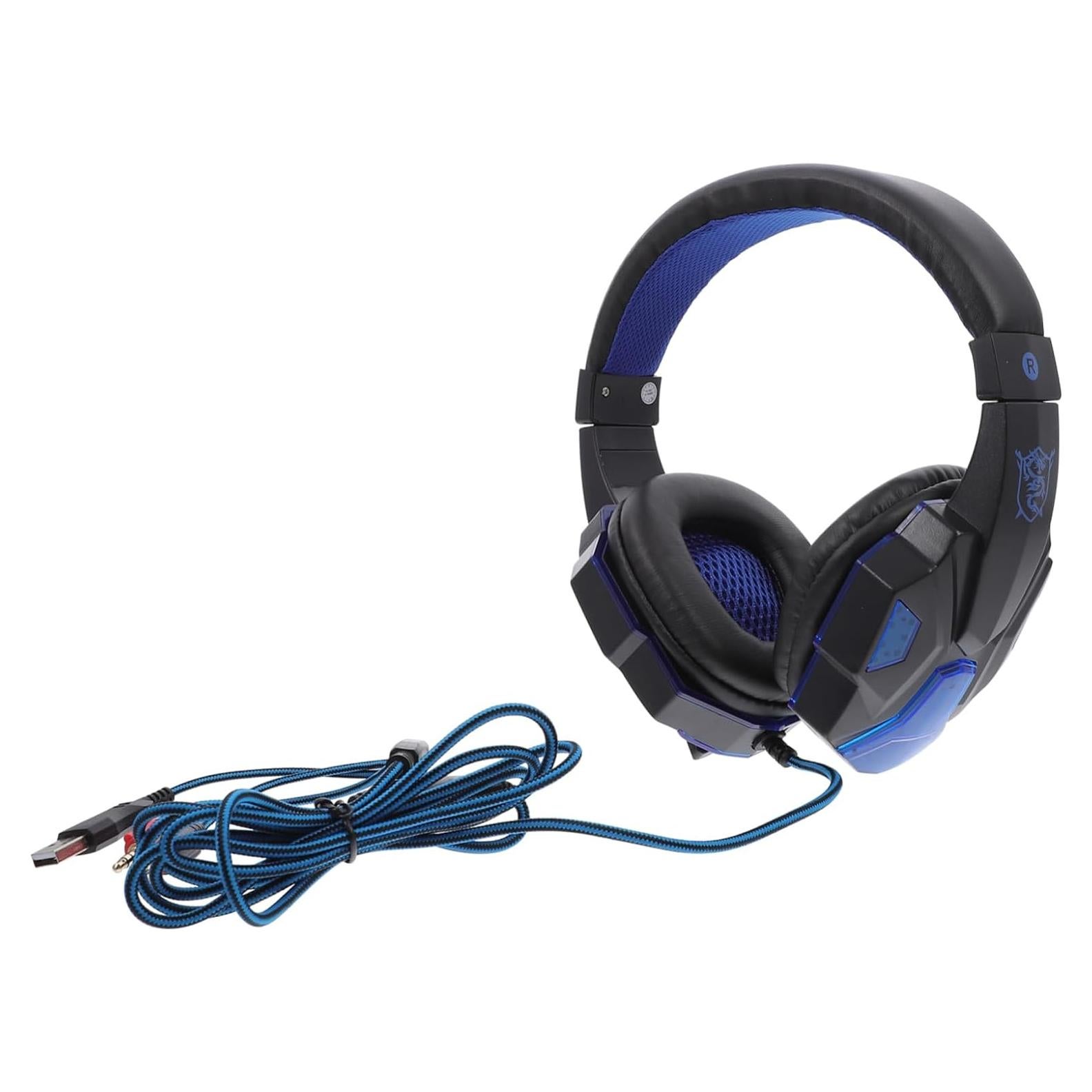 Auriculares para Juegos Tofficu con LED y Micrófono - Negro