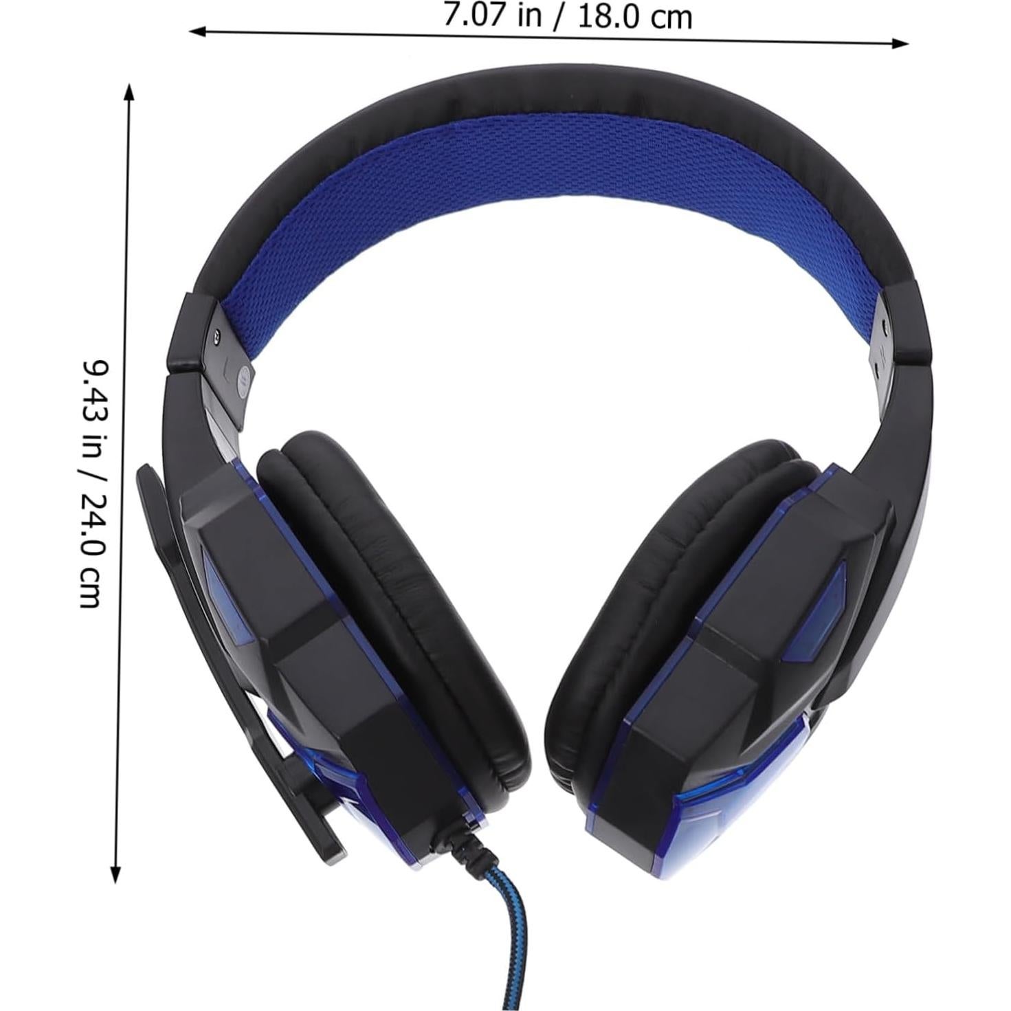 Auriculares para Juegos Tofficu con LED y Micrófono - Negro