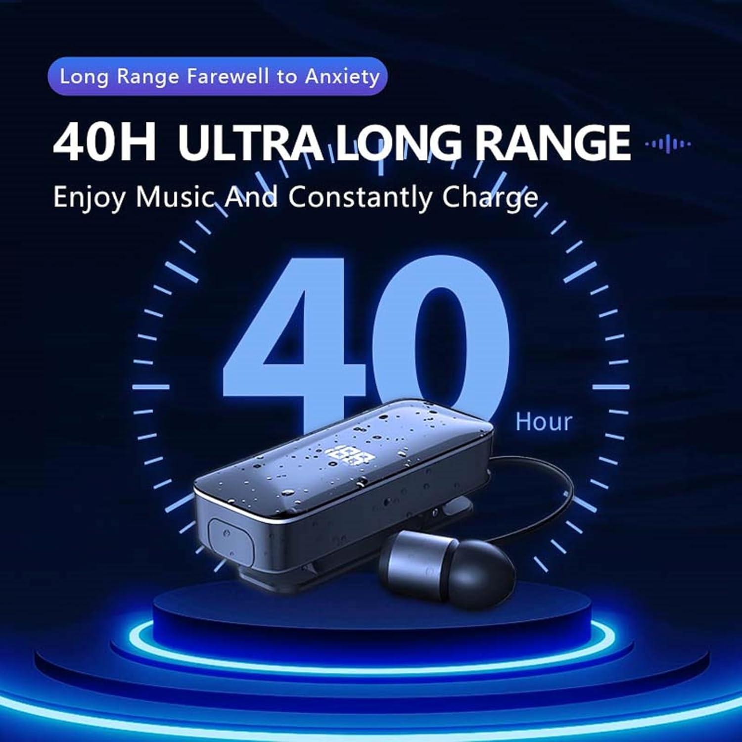 Auricular Bluetooth Inalámbrico Jiaxing F906 Negro con Micrófono