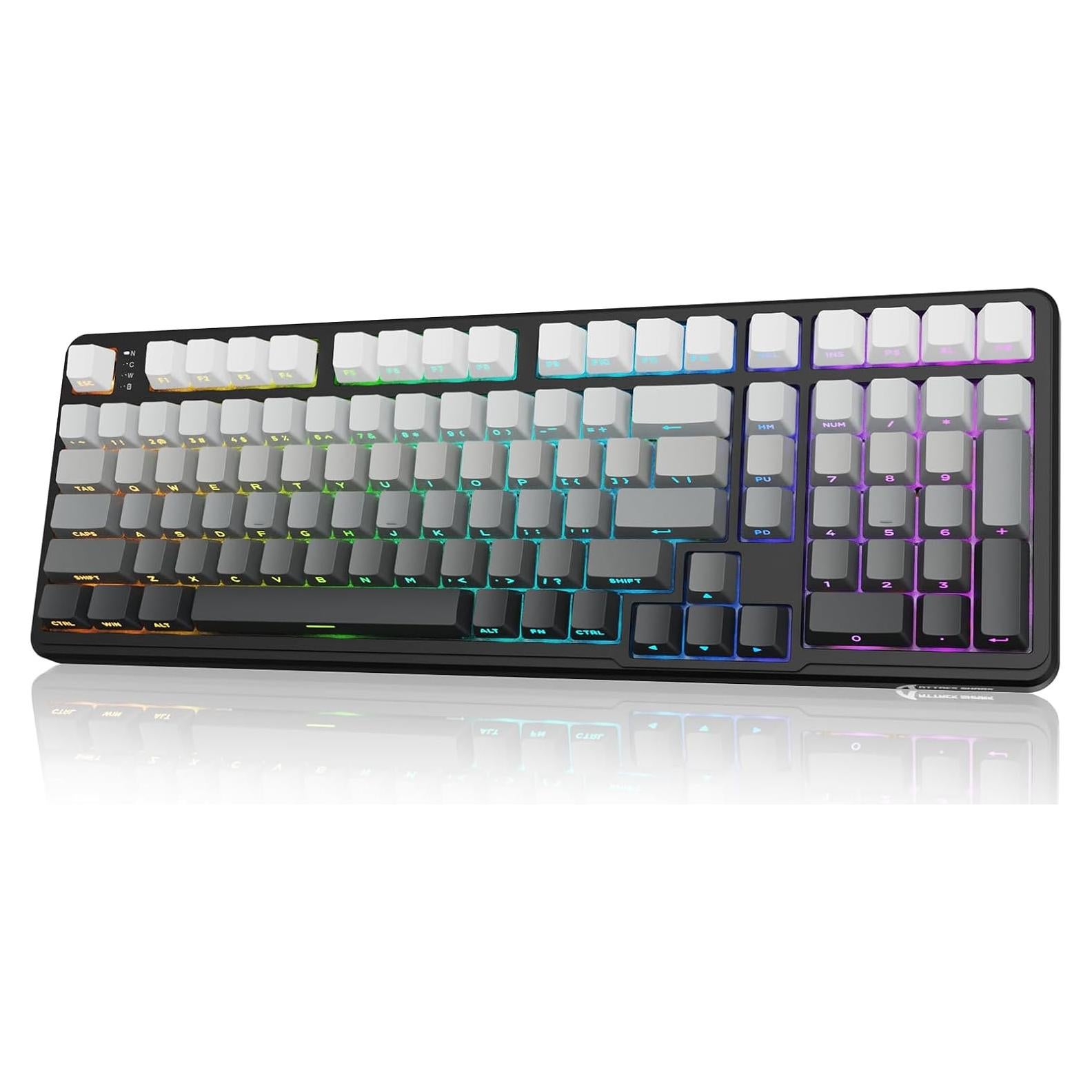 Teclado Mecánico Inalámbrico Attack Shark X98 RGB PBT