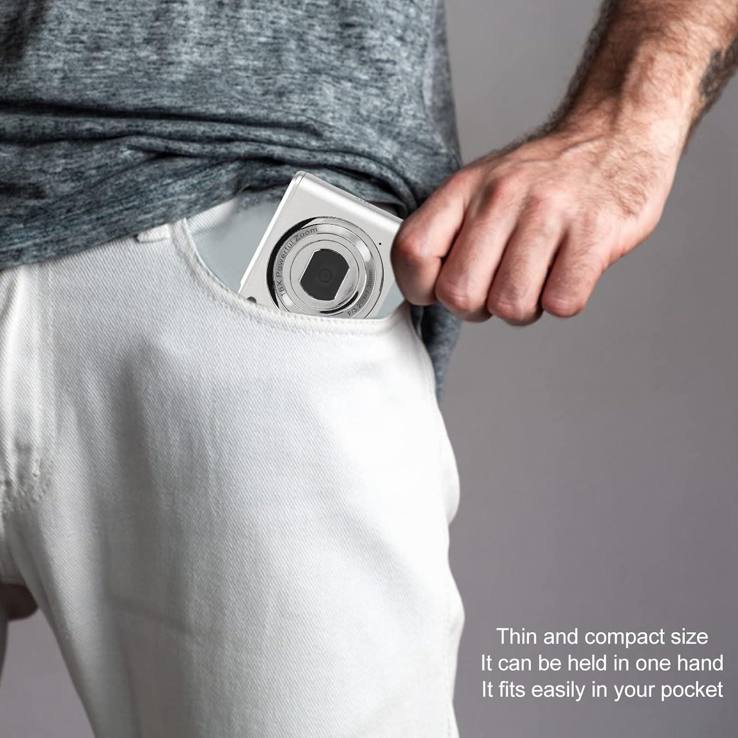 Cámara Digital Goshyda 48MP 16x Zoom 1080P Pantalla 2.4"