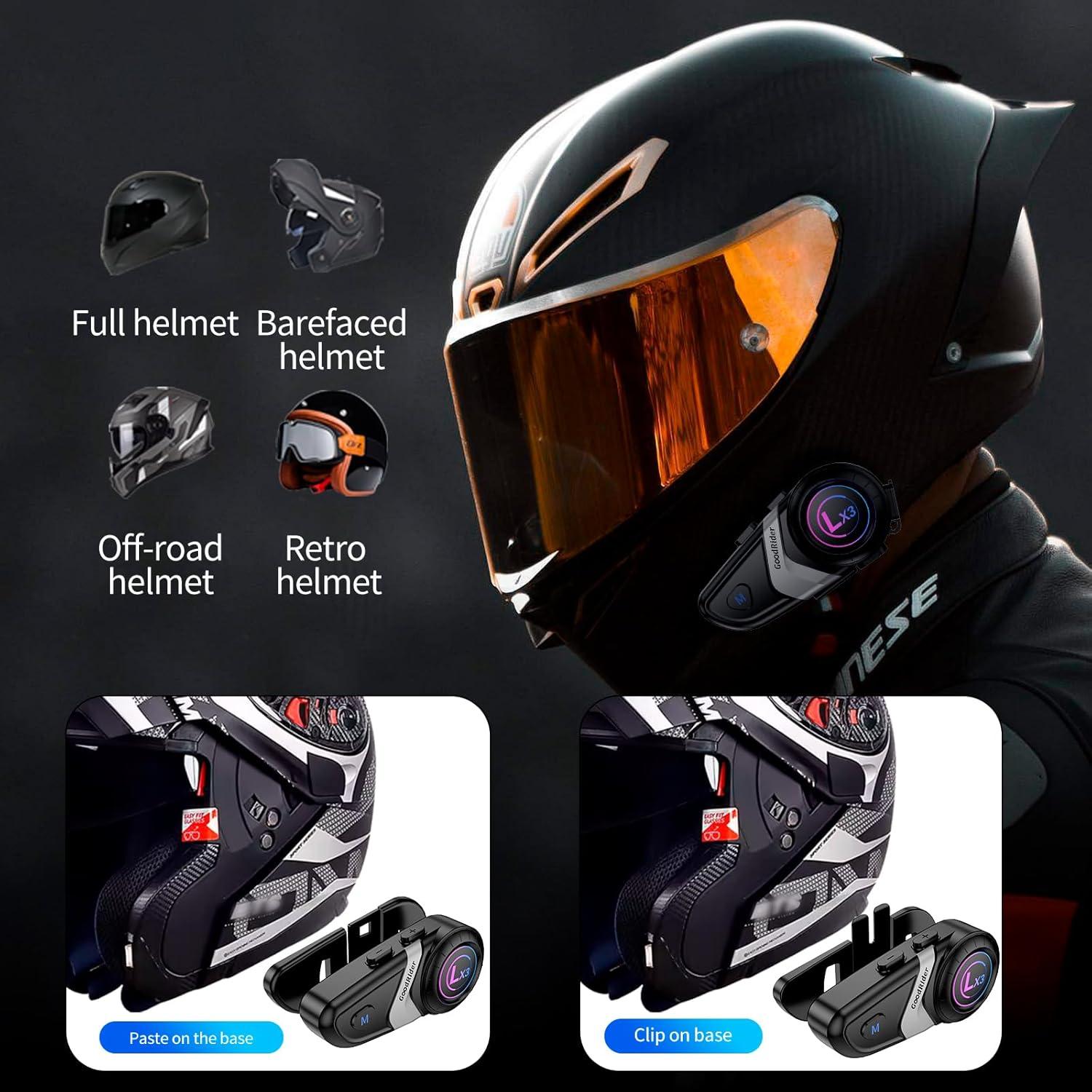 Auricular Bluetooth GoodRider GP-010 para Motocicleta IP67