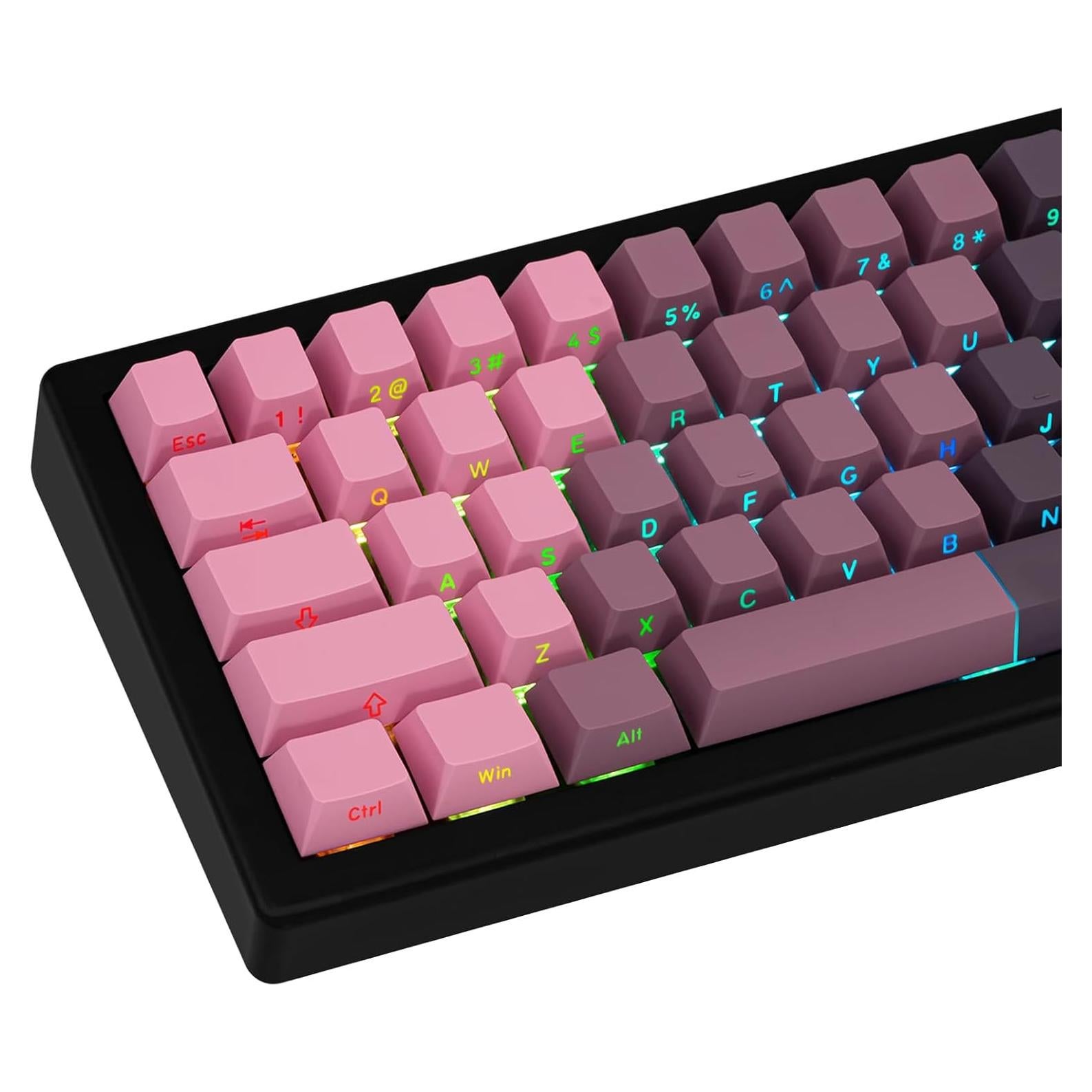 Juego de Teclas Mecánicas JOLINTAL 121 PBT Gradiente RGB