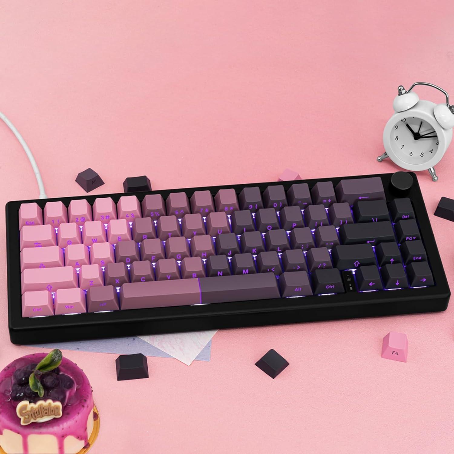 Juego de Teclas Mecánicas JOLINTAL 121 PBT Gradiente RGB