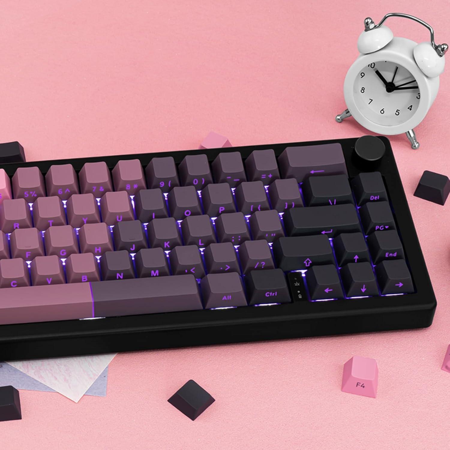 Juego de Teclas Mecánicas JOLINTAL 121 PBT Gradiente RGB