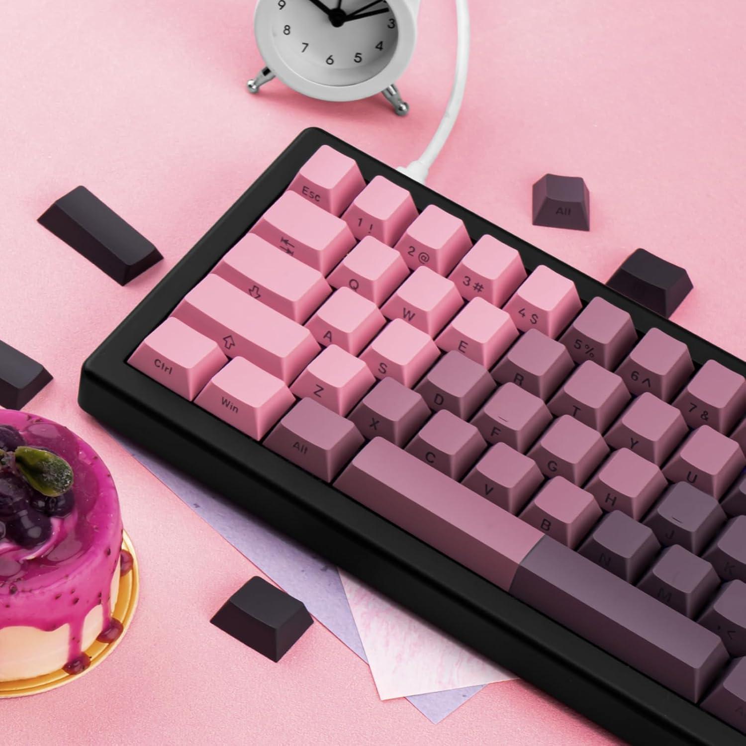 Juego de Teclas Mecánicas JOLINTAL 121 PBT Gradiente RGB