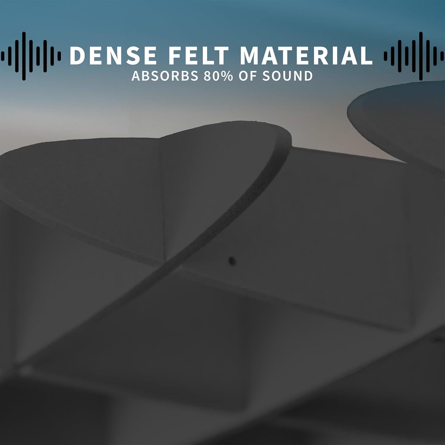 Panel Acústico Colgante VIVO PP-CW01B 116x116 cm Negro