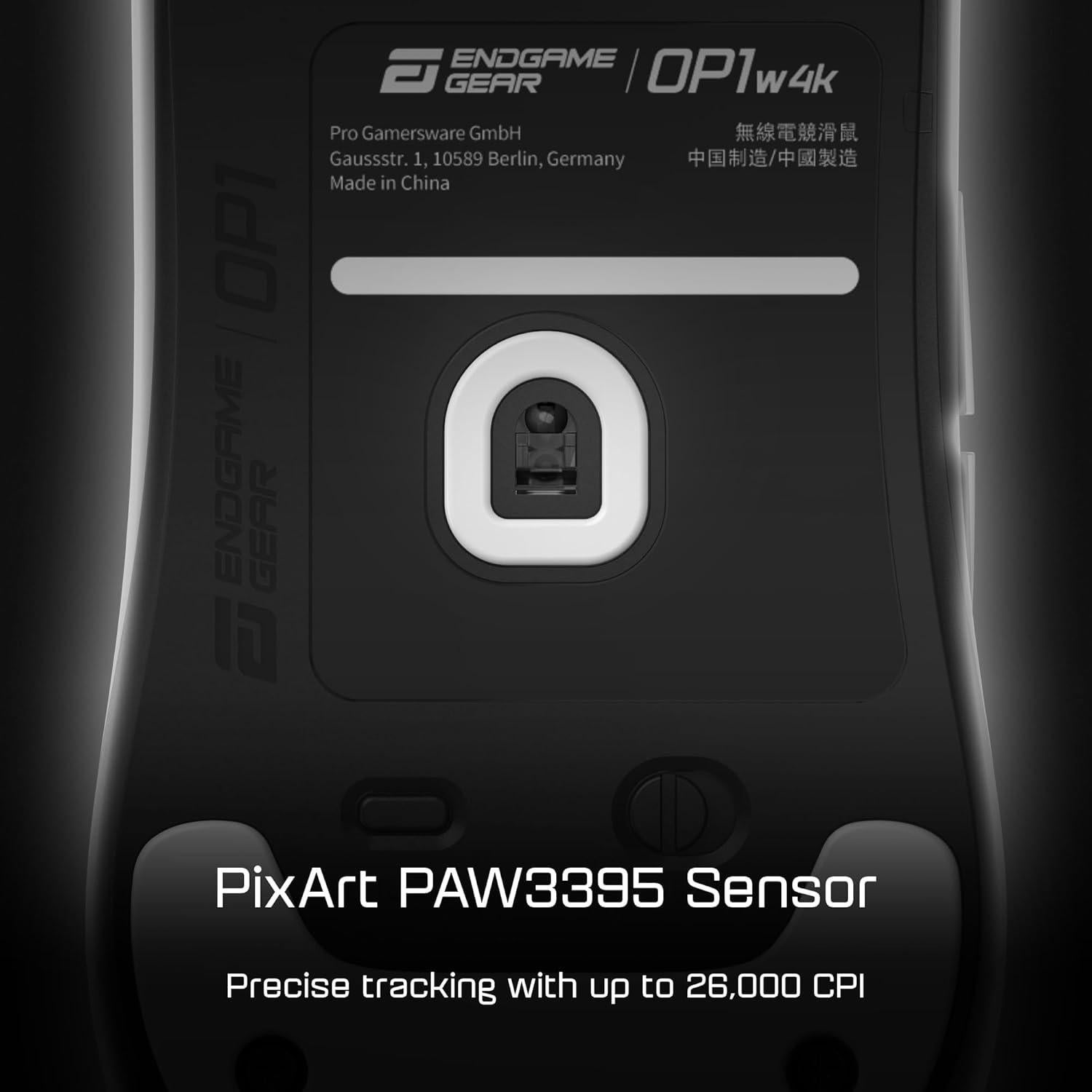 Ratón Gaming Inalámbrico Endgame Gear OP1w 4K Negro 4000Hz