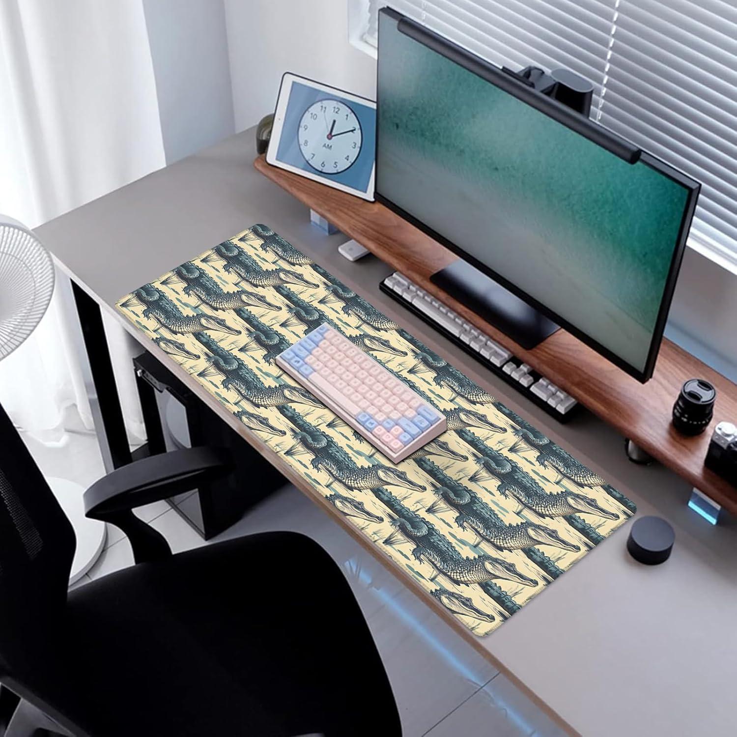 Alfombrilla de Ratón Zeleda Cocodrilo 80 x 30 cm Antideslizante