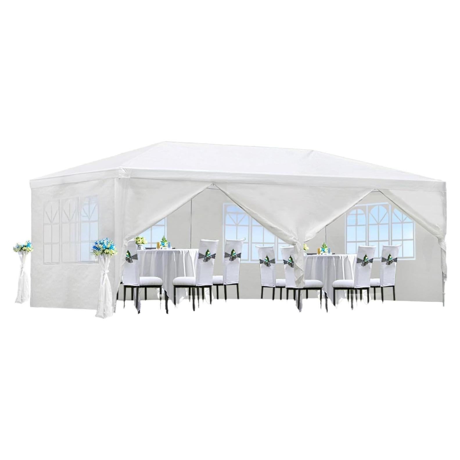 Carpa Gazebo F Fellie Cover 3.05x6.1m Impermeable 6 Paredes