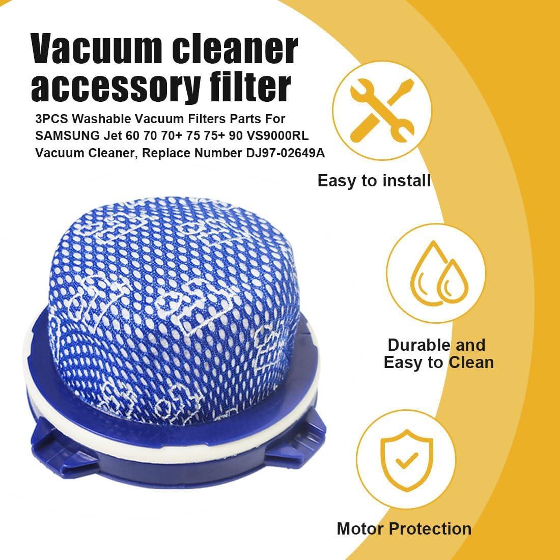 Filtros de Aspiradora Popbee DJ97-02649A para Samsung Jet