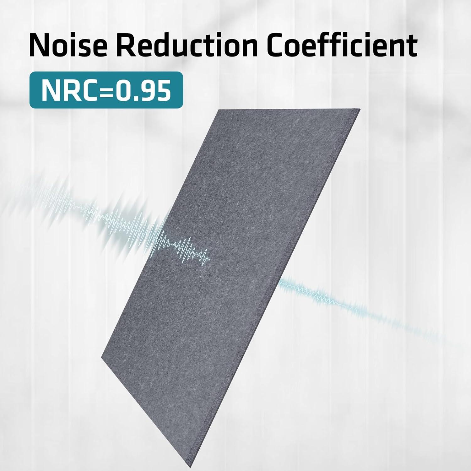 Paquete de 6 Paneles Acústicos DrKlang 60x30 cm Gris Africano