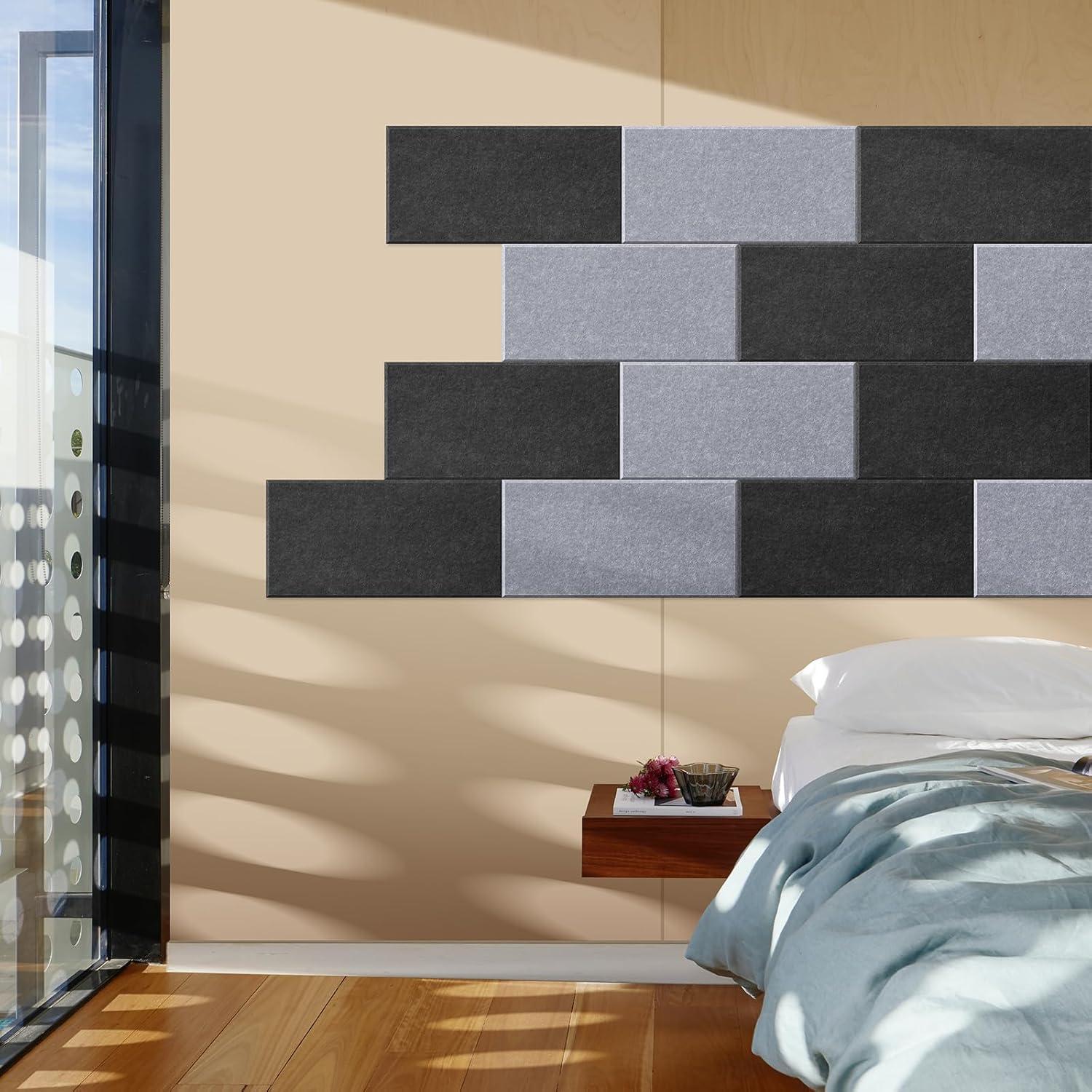 Paquete de 6 Paneles Acústicos DrKlang 60x30 cm Gris Africano