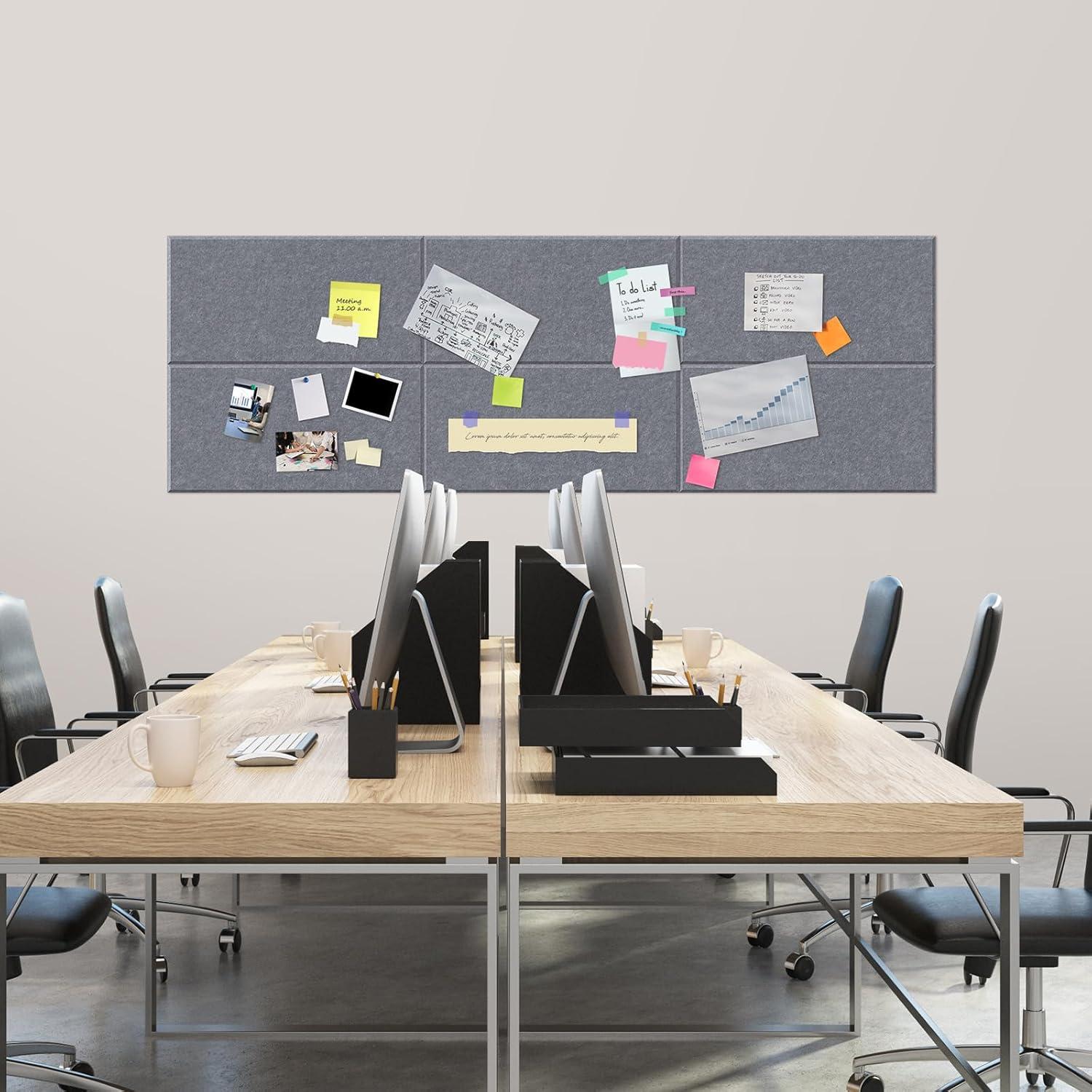 Paquete de 6 Paneles Acústicos DrKlang 60x30 cm Gris Africano