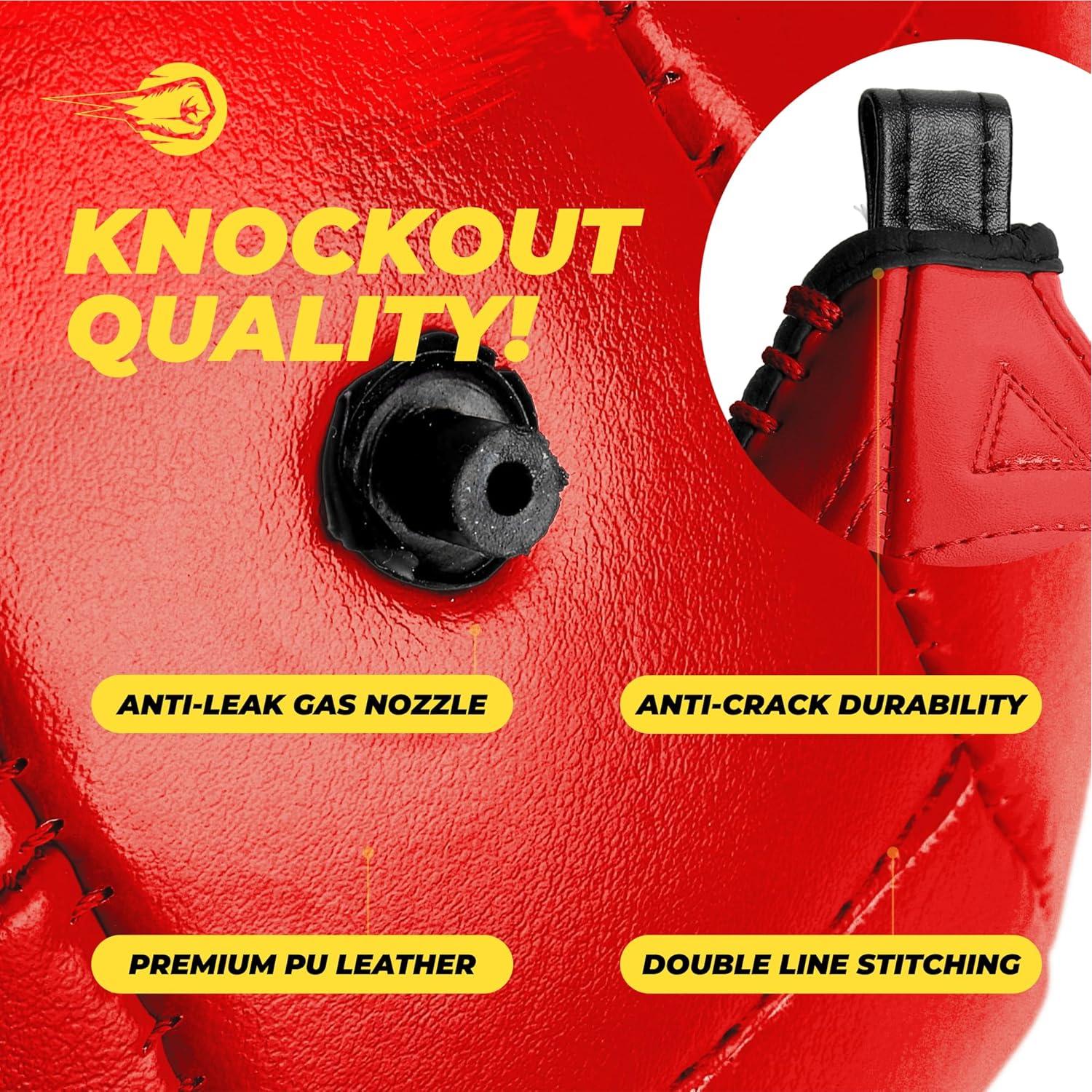 Bolsa de Velocidad BOXERPOINT Mediana Rojo - Boxeo Duradero