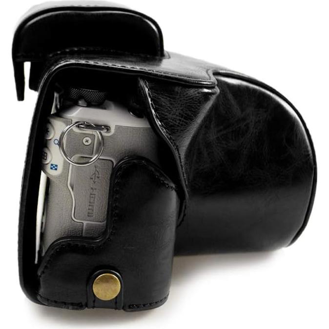 kinokoo Full PU Leather Case for Canon EOS M50 15-45mm