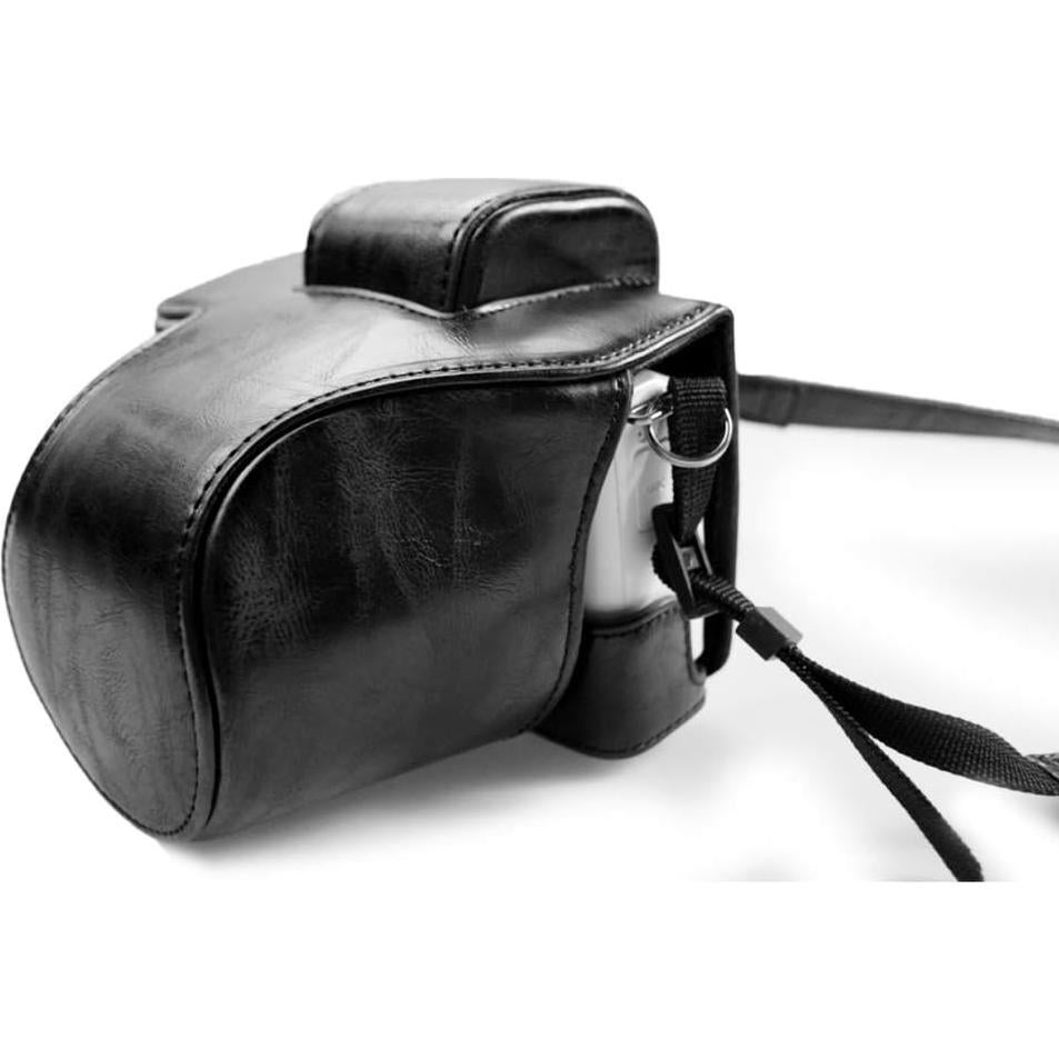 kinokoo Full PU Leather Case for Canon EOS M50 15-45mm