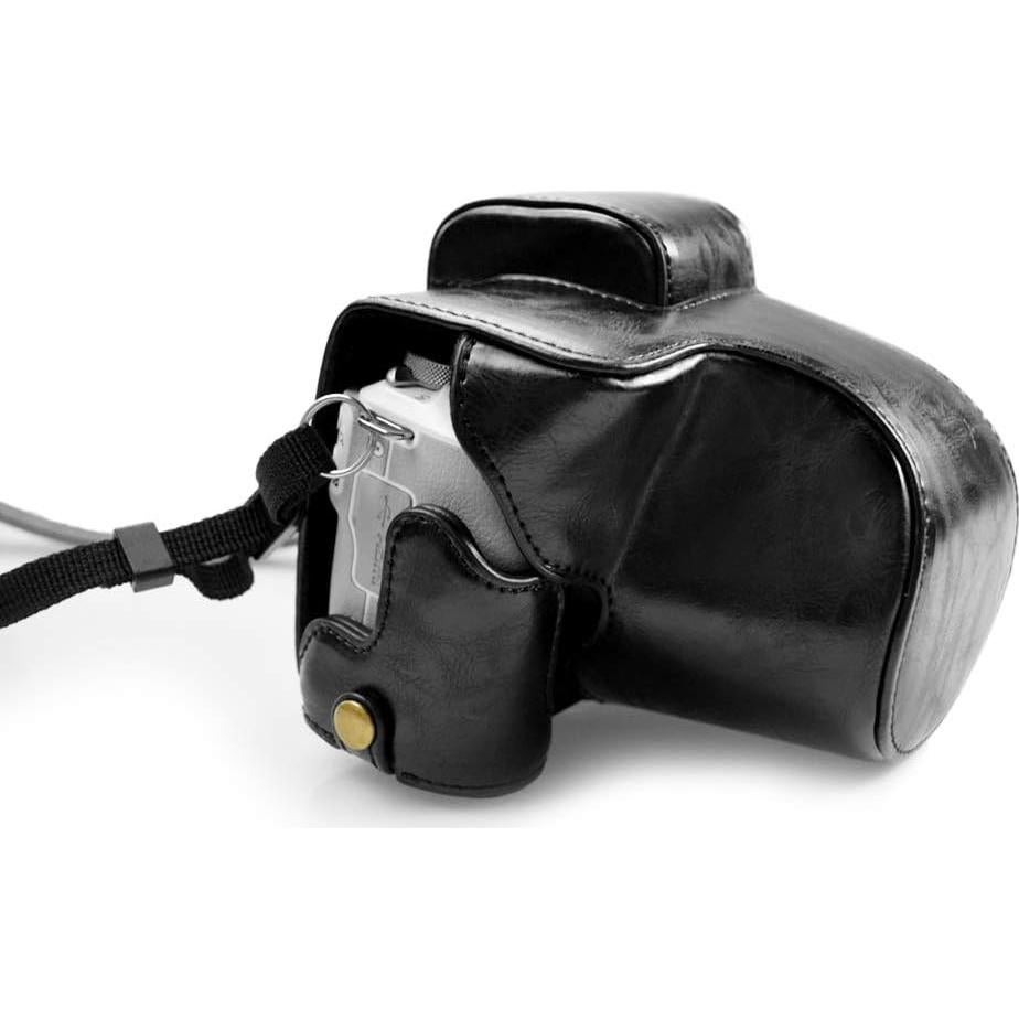 kinokoo Full PU Leather Case for Canon EOS M50 15-45mm