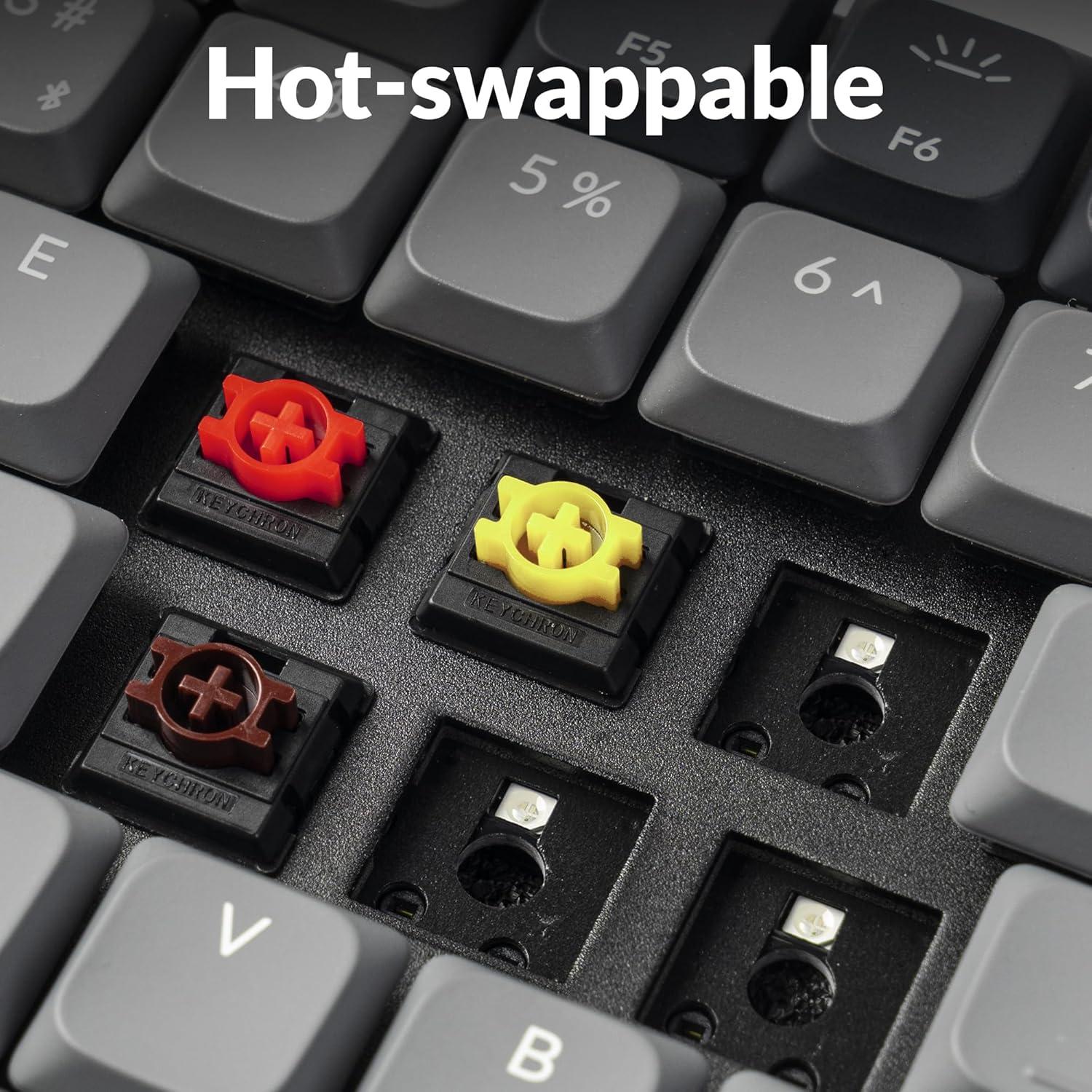 Teclado Mecánico Inalámbrico Keychron K3 75% RGB QMK