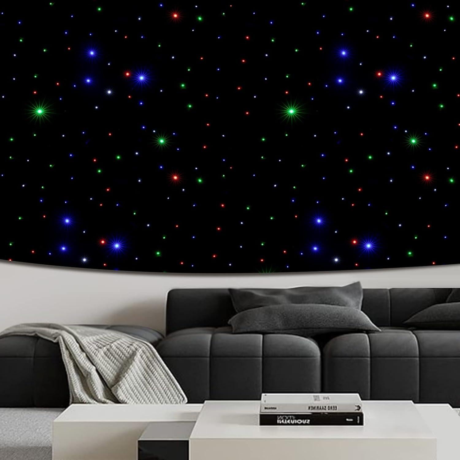 Cortina LED Estrella 3x6m FairyPagoda RGBW Control Remoto