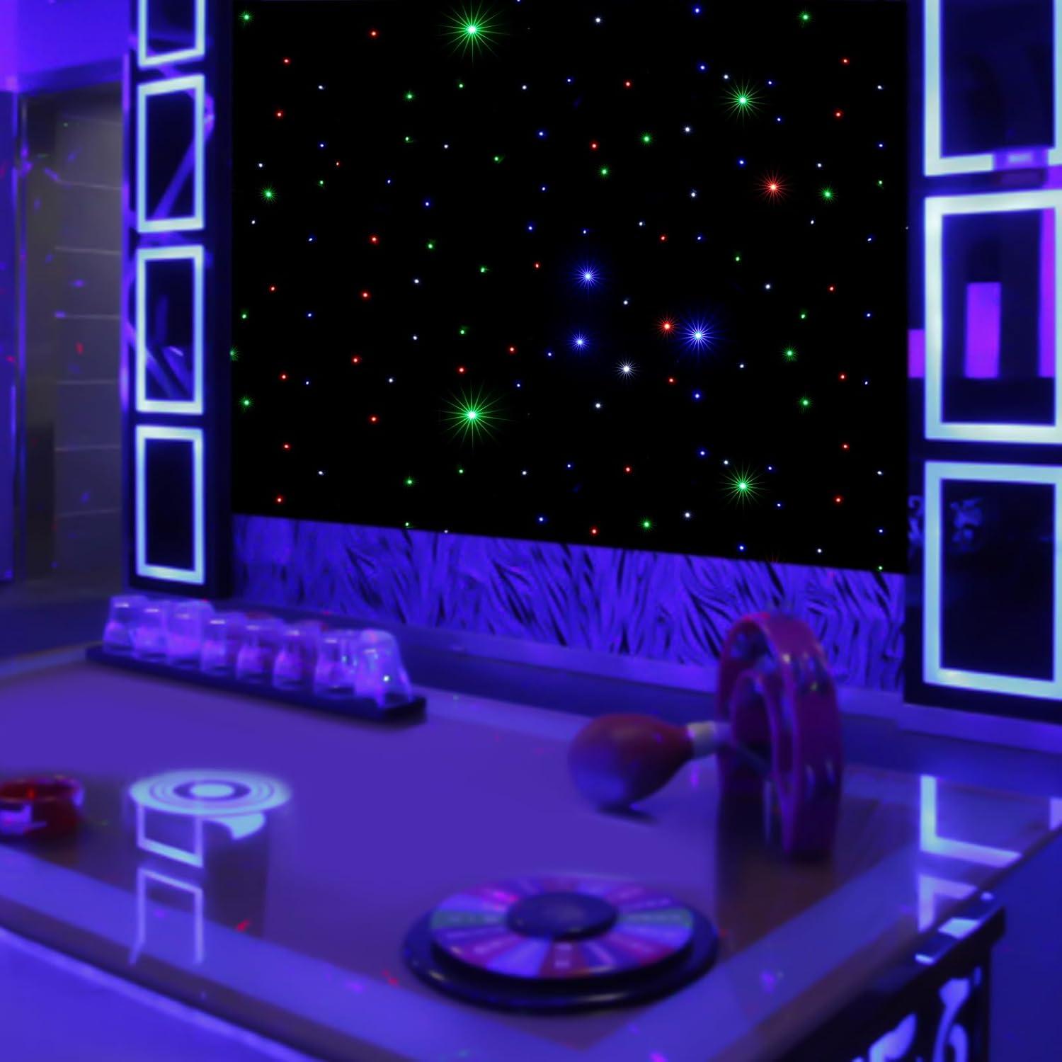 Cortina LED Estrella 3x6m FairyPagoda RGBW Control Remoto