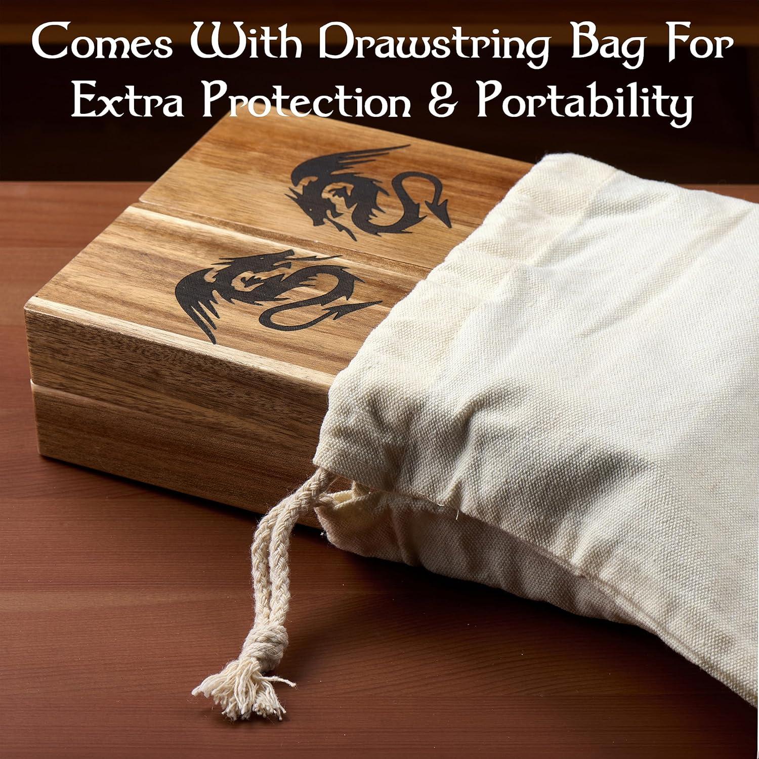 Torre de Dados Magnética de Madera - Accesorio D&D 15 cm