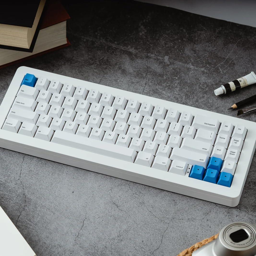 Teclado Mecánico Inalámbrico Apos WhiteFox Eclipse USB-C RGB