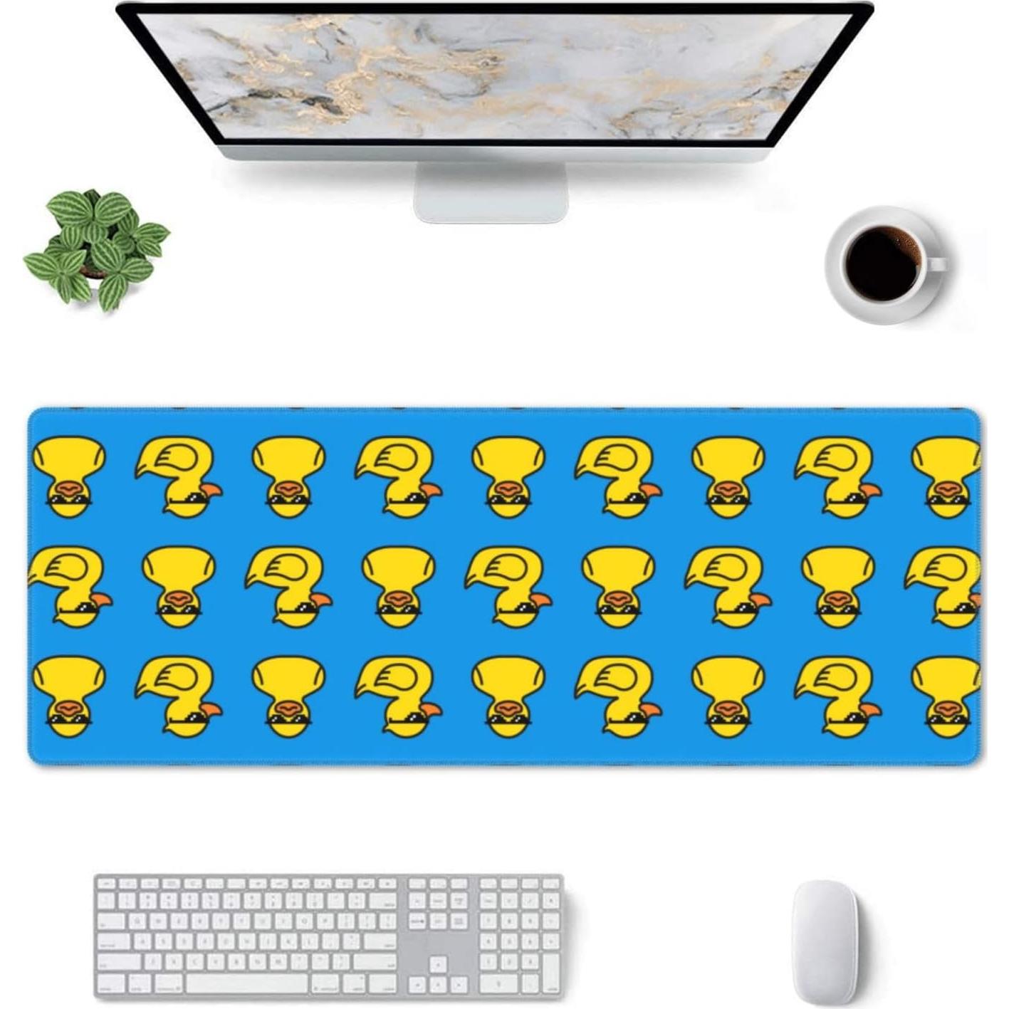 Alfombrilla de Ratón XL MOLAIGIN Pato Azul Antideslizante 80x30cm