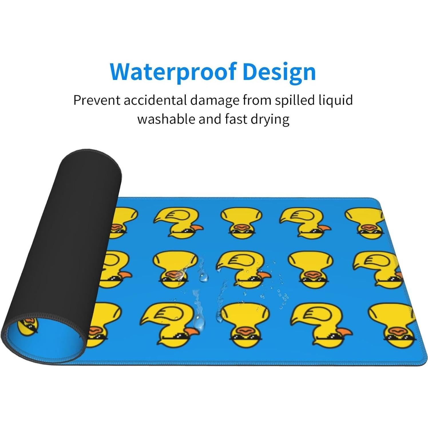 Alfombrilla de Ratón XL MOLAIGIN Pato Azul Antideslizante 80x30cm