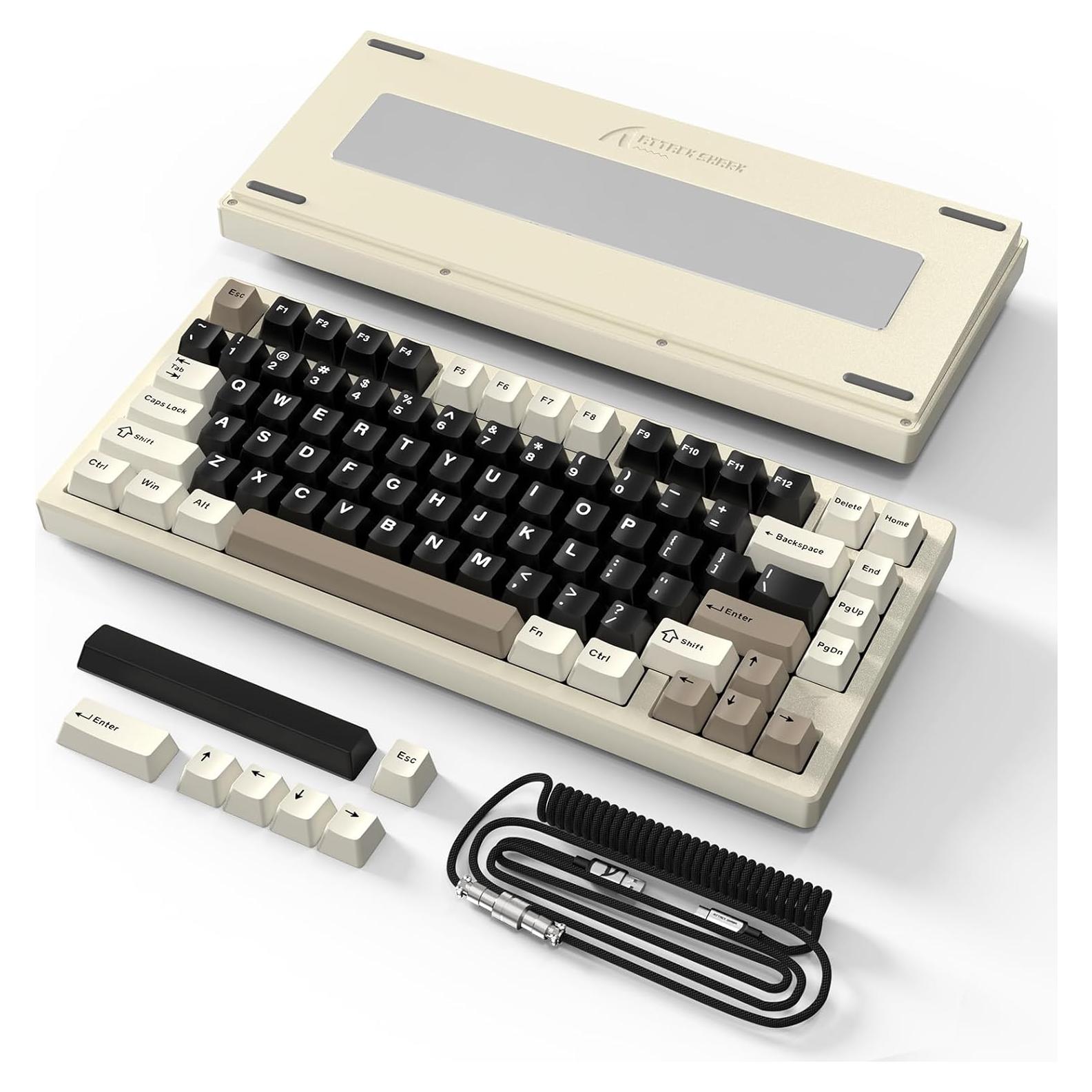 Teclado Mecánico Inalámbrico ATTACK SHARK X75-QMK RGB - Aluminio CNC