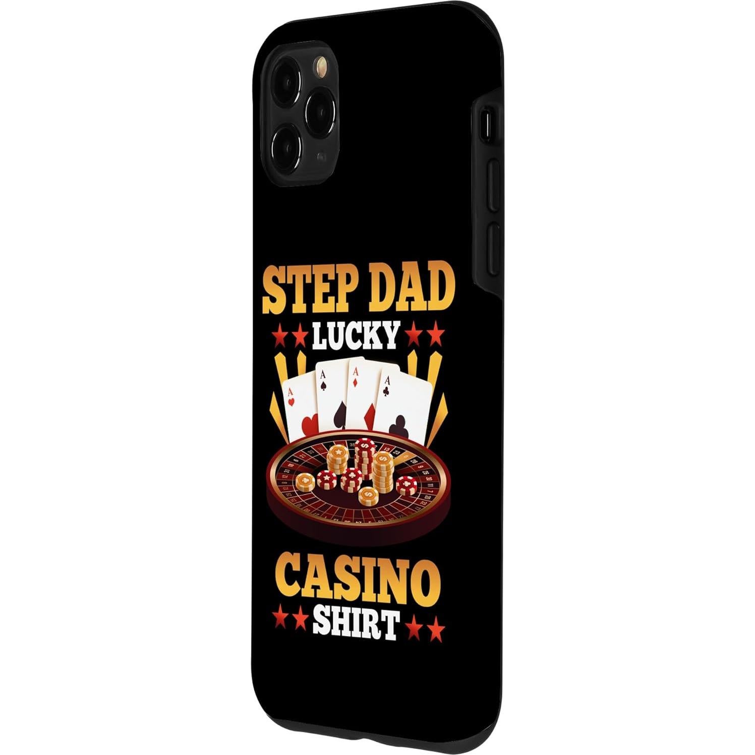 Camiseta Familiar Casino Papá Paso Suerte Cumpleaños