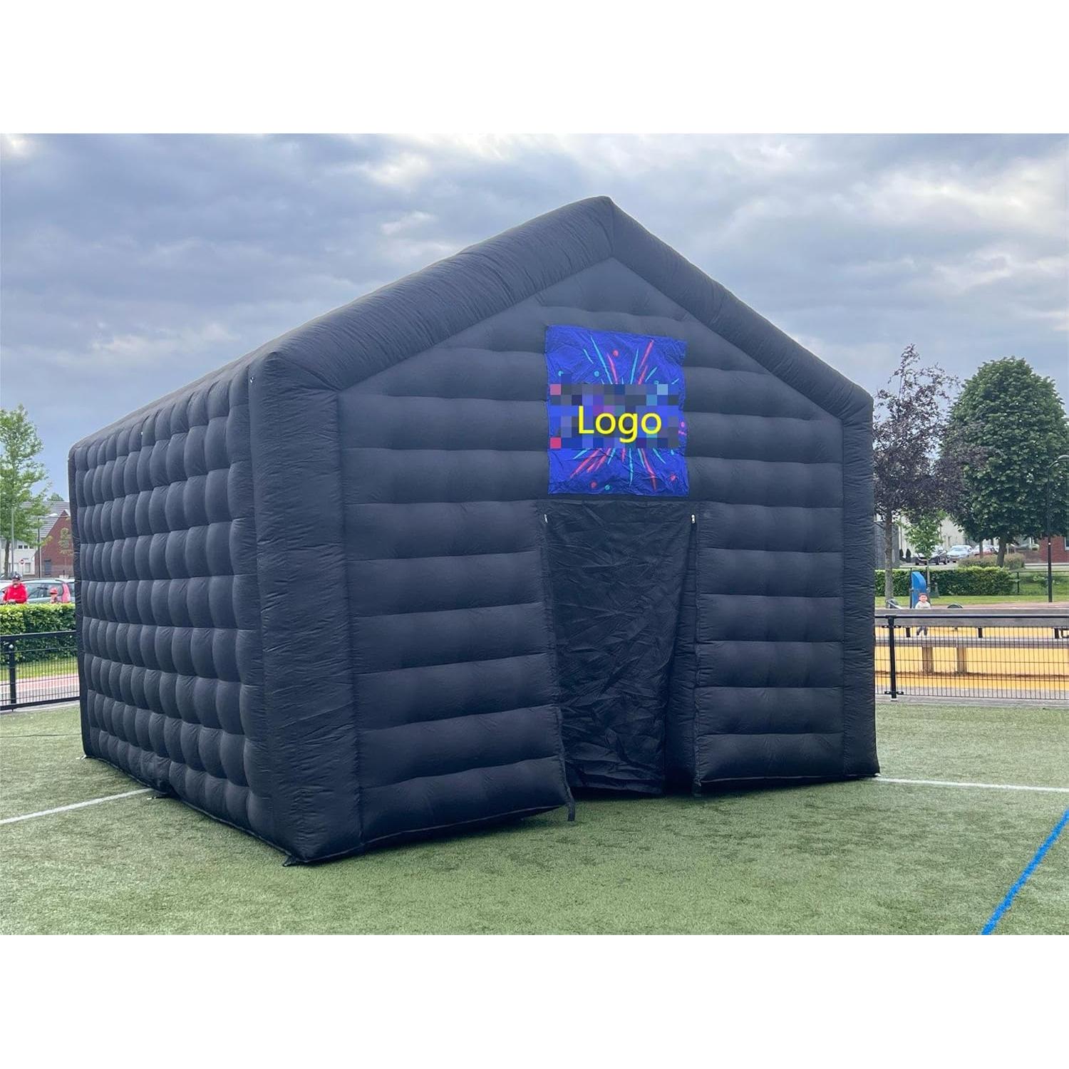 Carpa Inflable Portátil Vinfgoes Negra 6.1x5.03m para Eventos