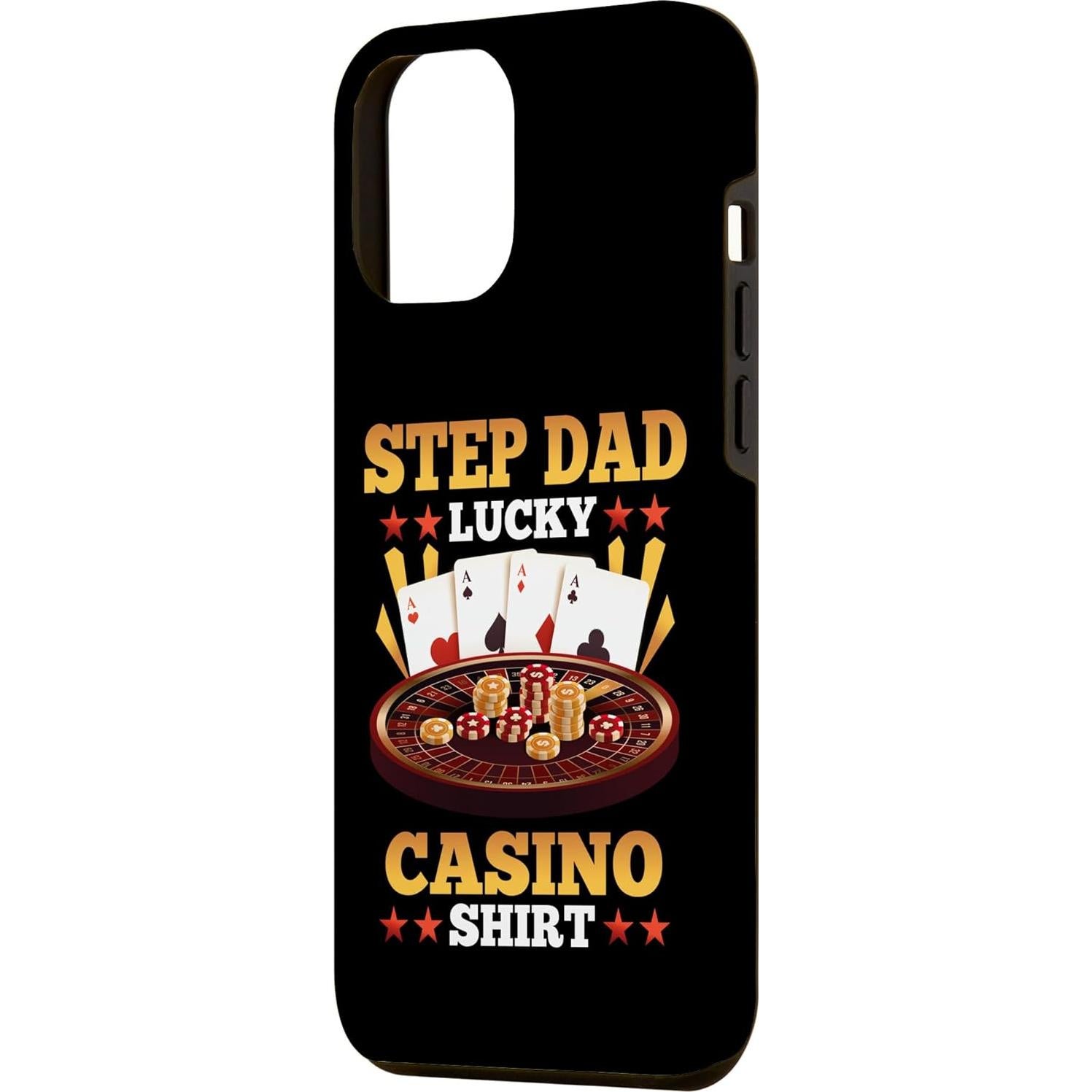 Camiseta Familiar Casino Papá Paso Suerte Cumpleaños