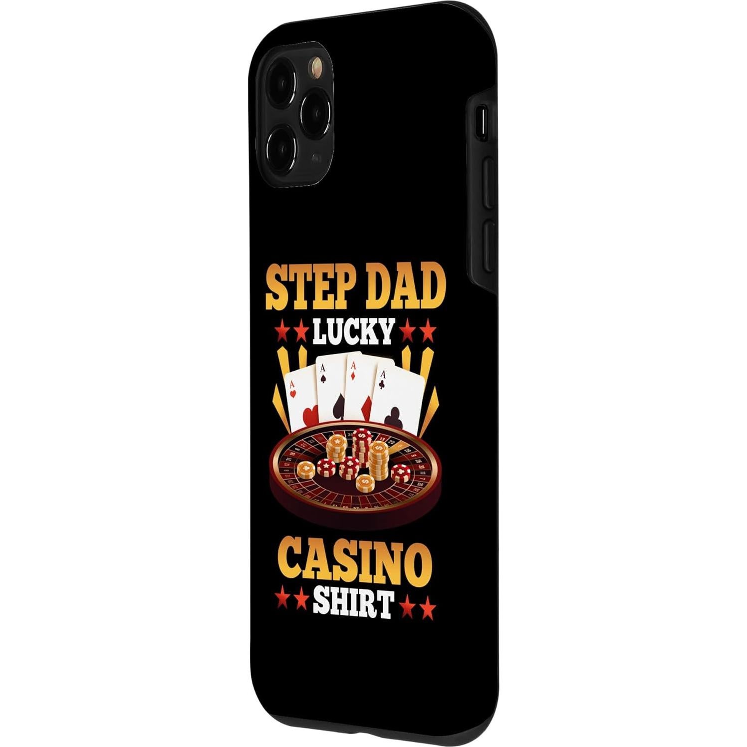 Camisa Casino Papá Suerte Fiesta Familiar Cumpleaños