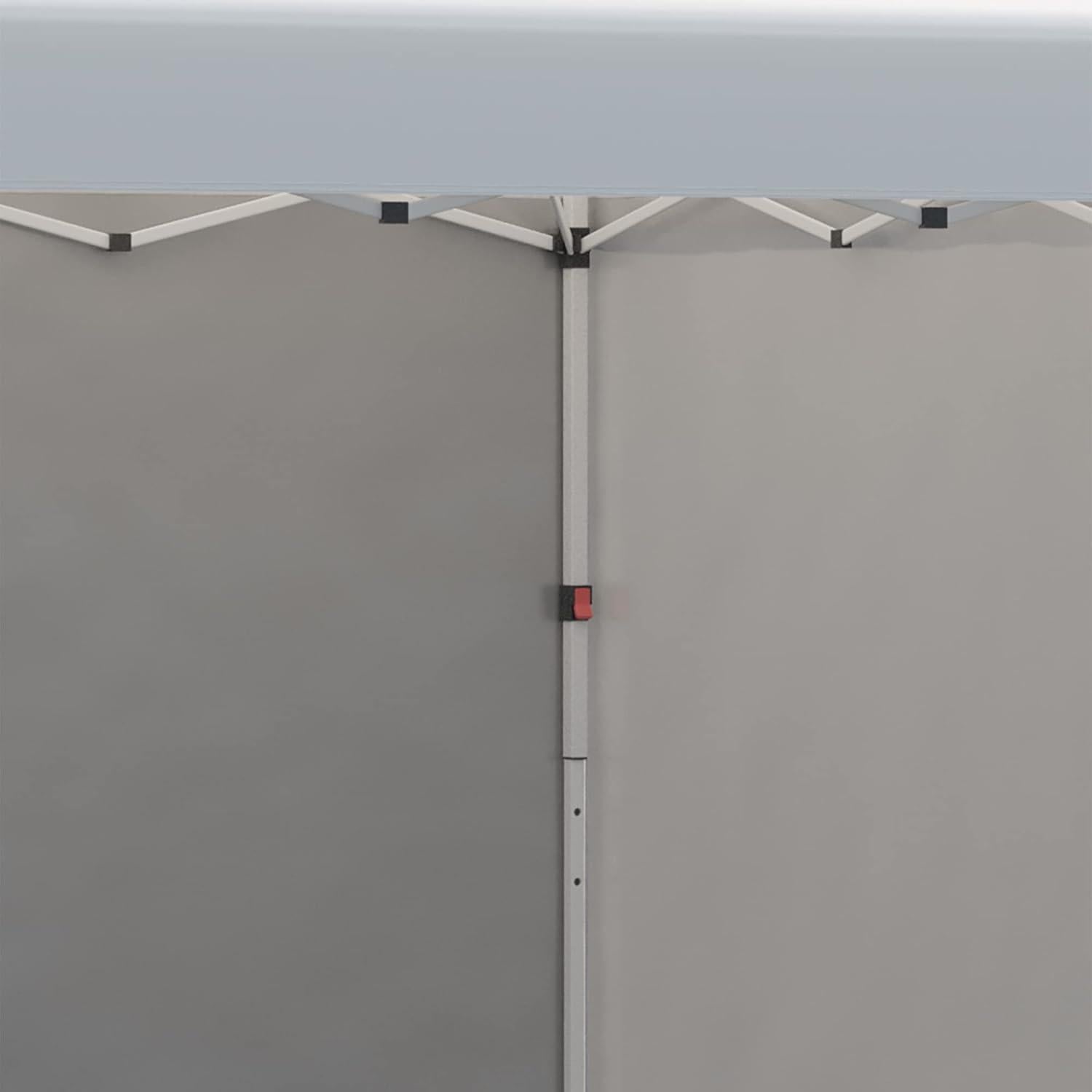 Carpa Plegable Outsunny 3 Paredes 10x10 ft Crema Ajustable