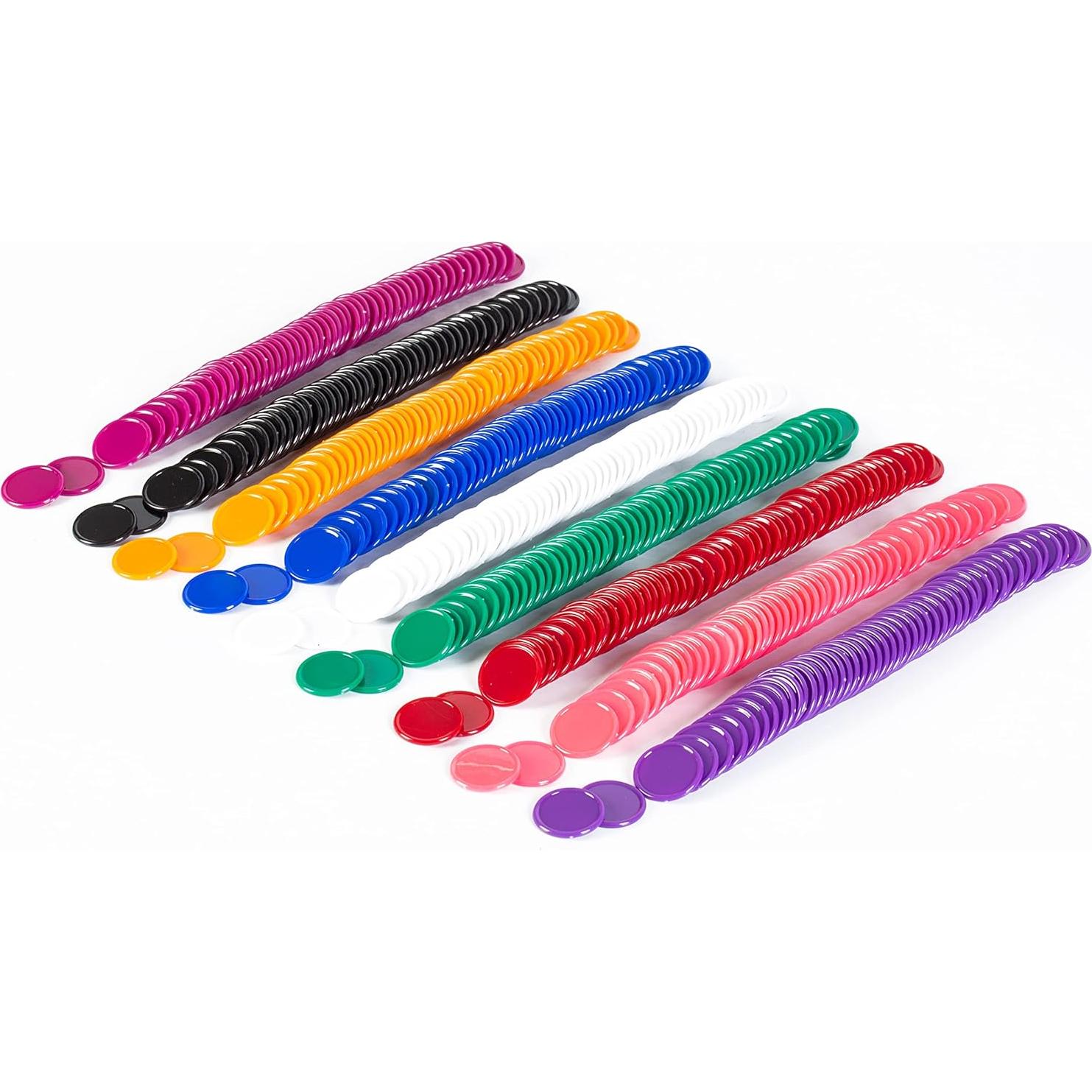 Contadores Plásticos 300pcs Smartdealspro 2,54cm 10 Colores