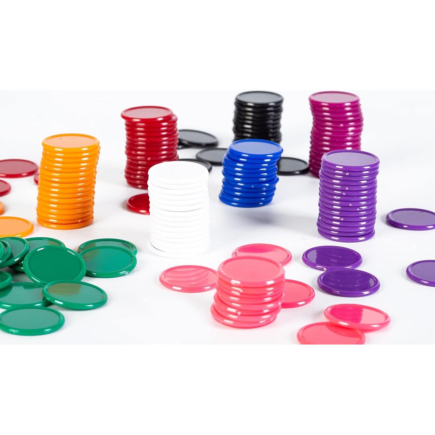 Contadores Plásticos 300pcs Smartdealspro 2,54cm 10 Colores