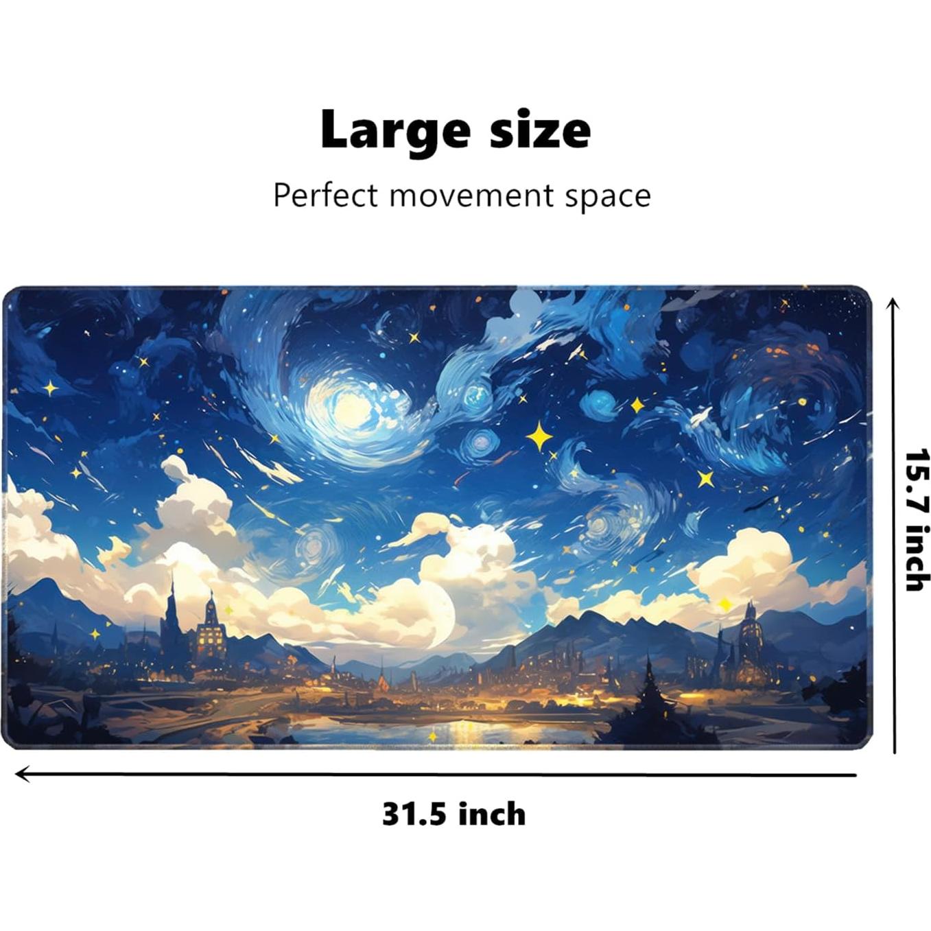 Alfombrilla de Ratón Grande TABandTAB Cielo Azul 80x40cm