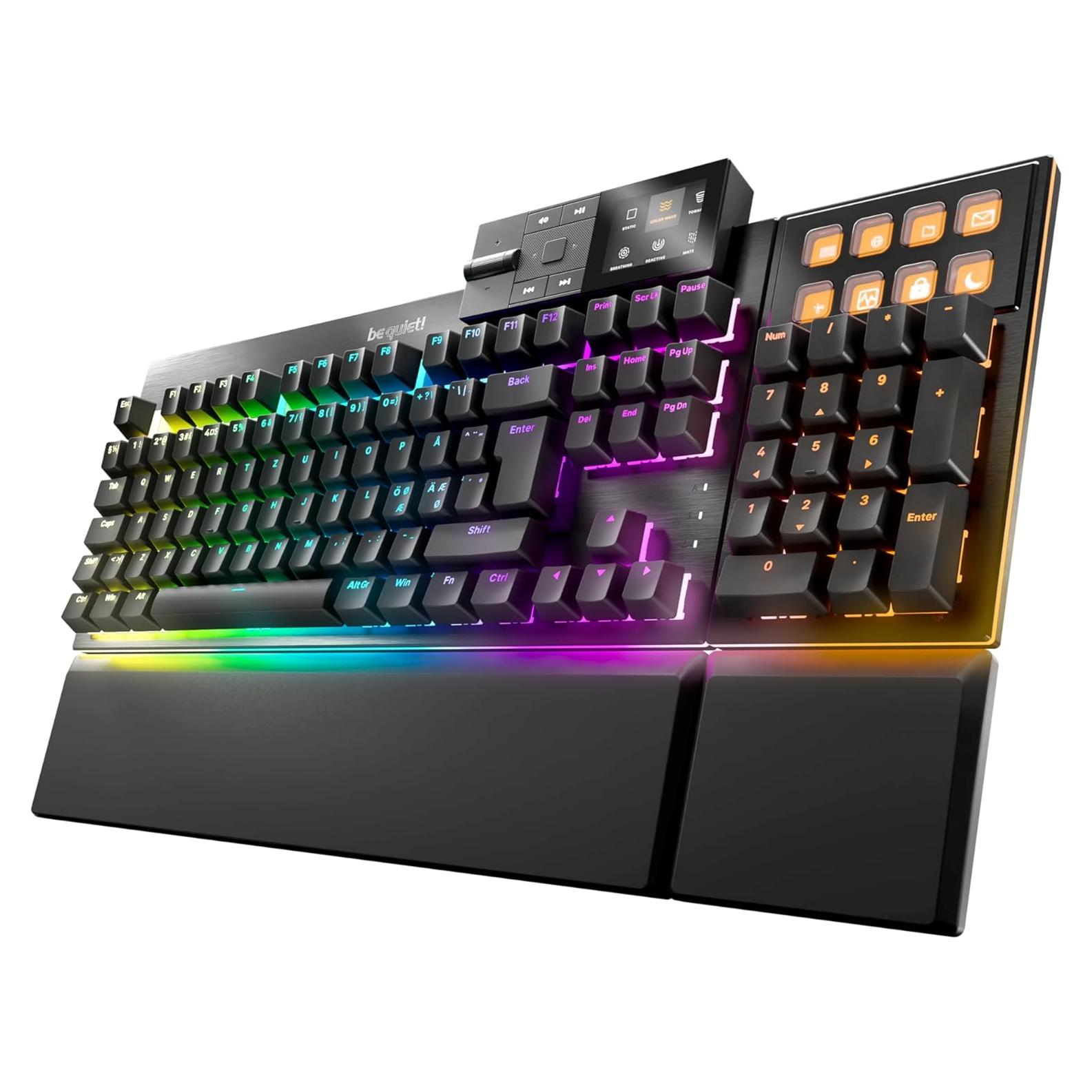 Teclado Mecánico be quiet! Dark Mount Lineal ARGB 2.31kg